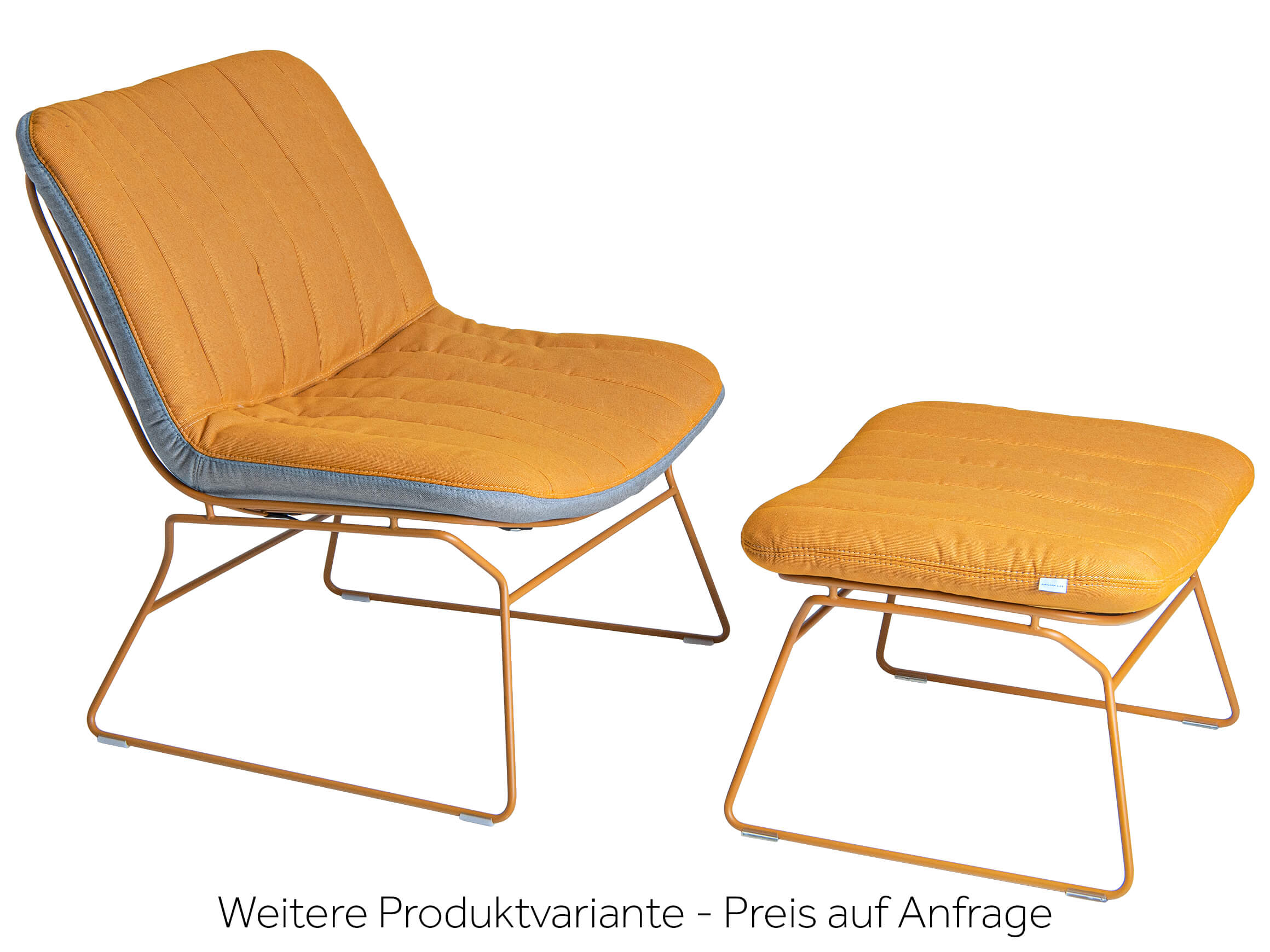 Gartensessel Diego Plantagie / Farbe: Mango Carbon Beige / Bezugsmaterial: Sunbrella Textilen