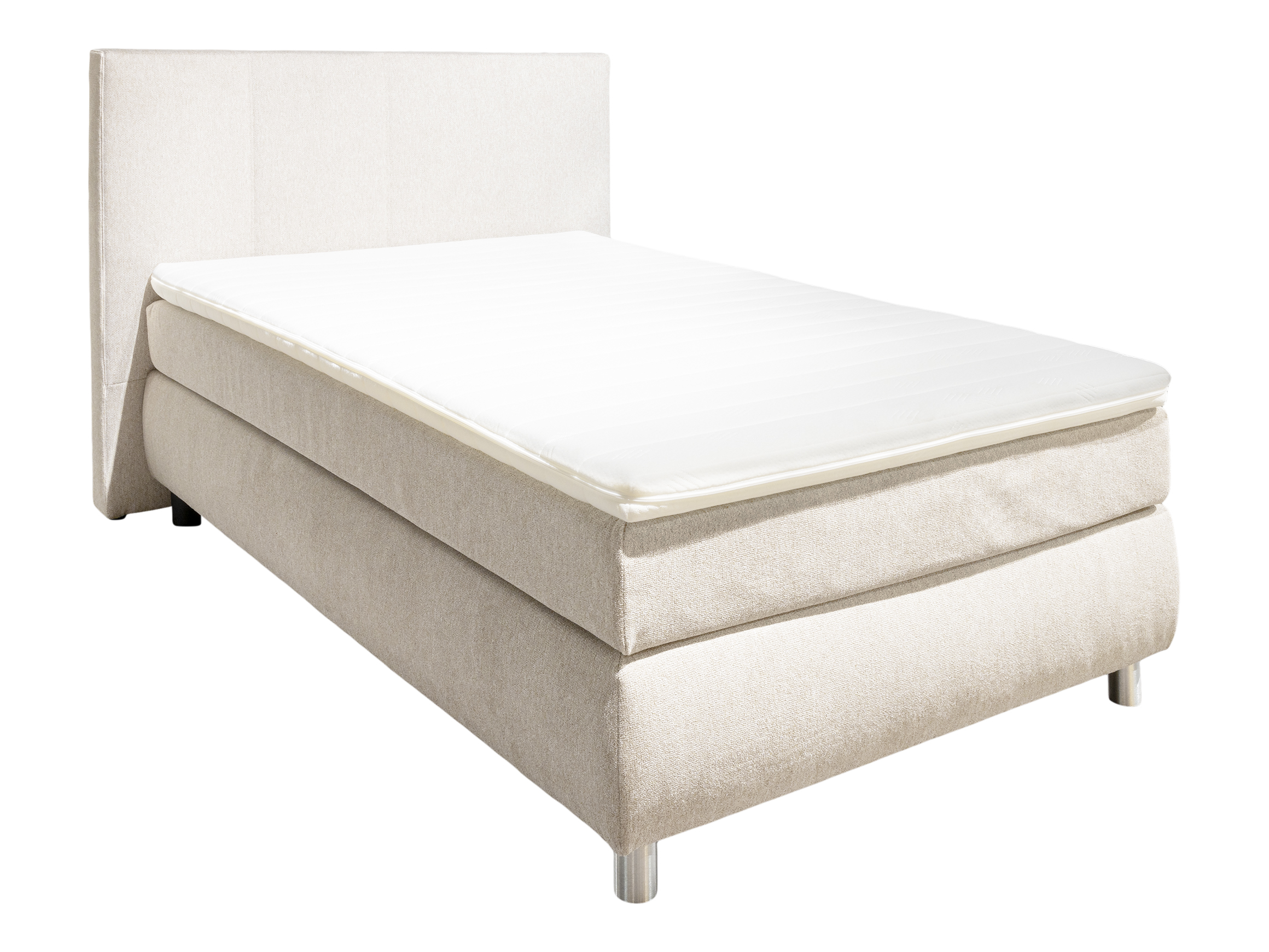 Boxspringbett Tomasselli Ada Nova / Farbe: Beige / Grösse: 141 x 212 cm