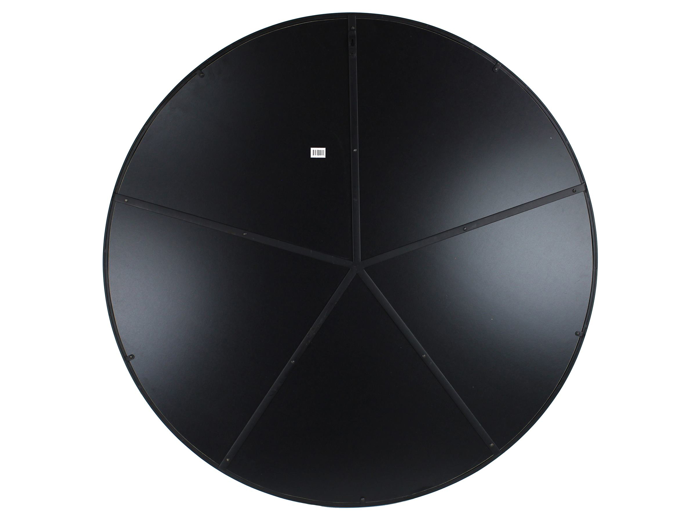 Miroir Métal Noir D : 116 cm Kersten