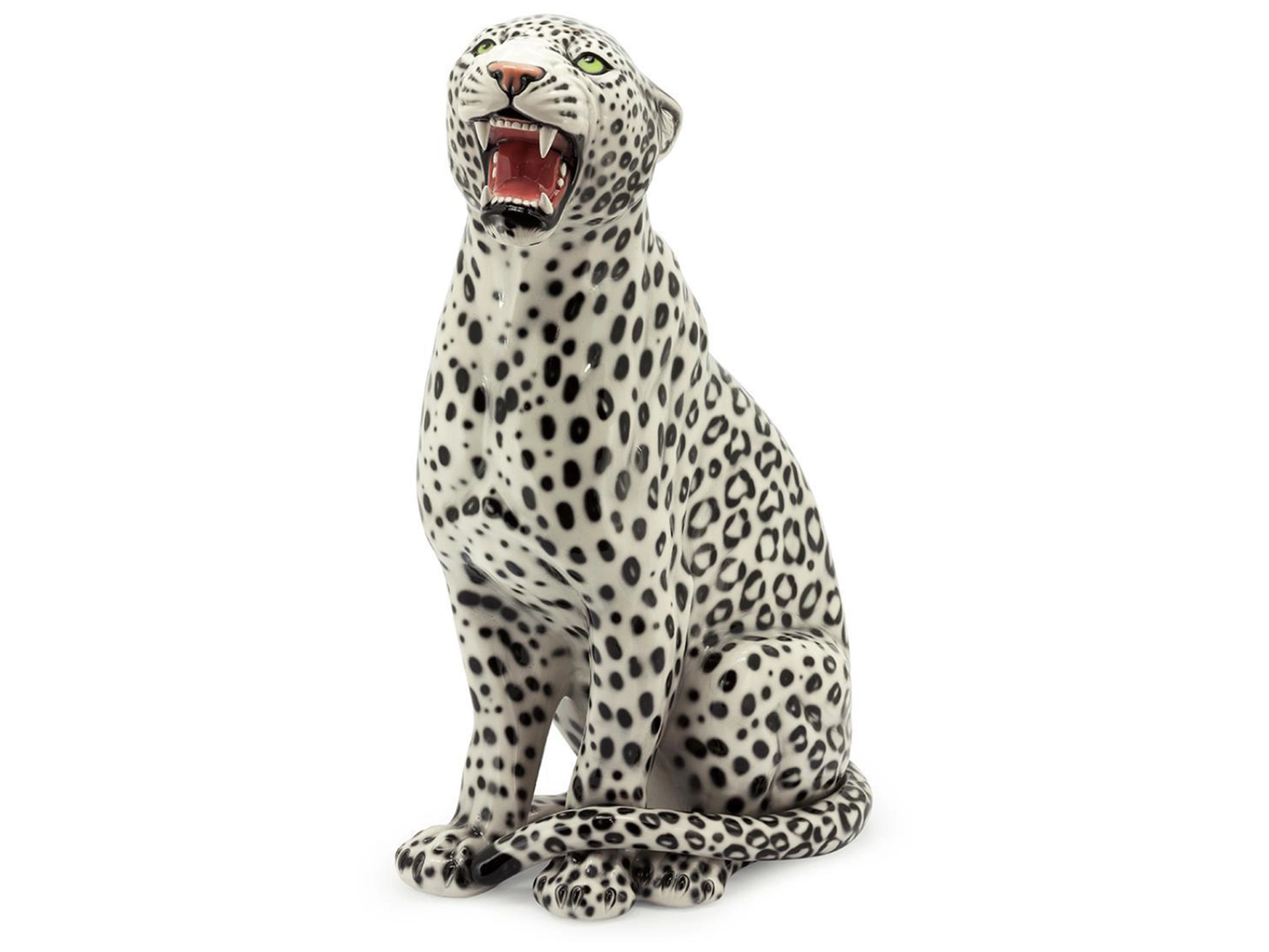 Figur Leopard Elfenbein H: 83 cm Abhika