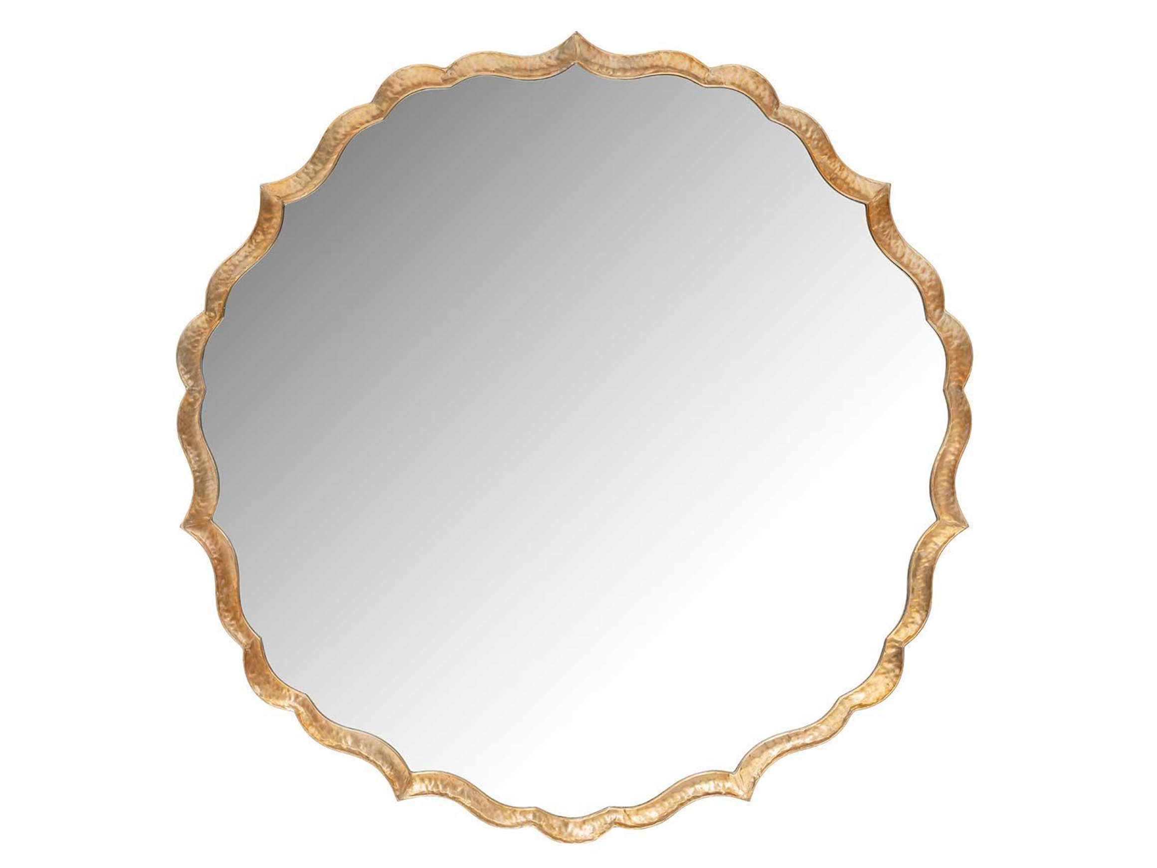 Spiegel Scharfkantig Gold D: 110 cm Abhika