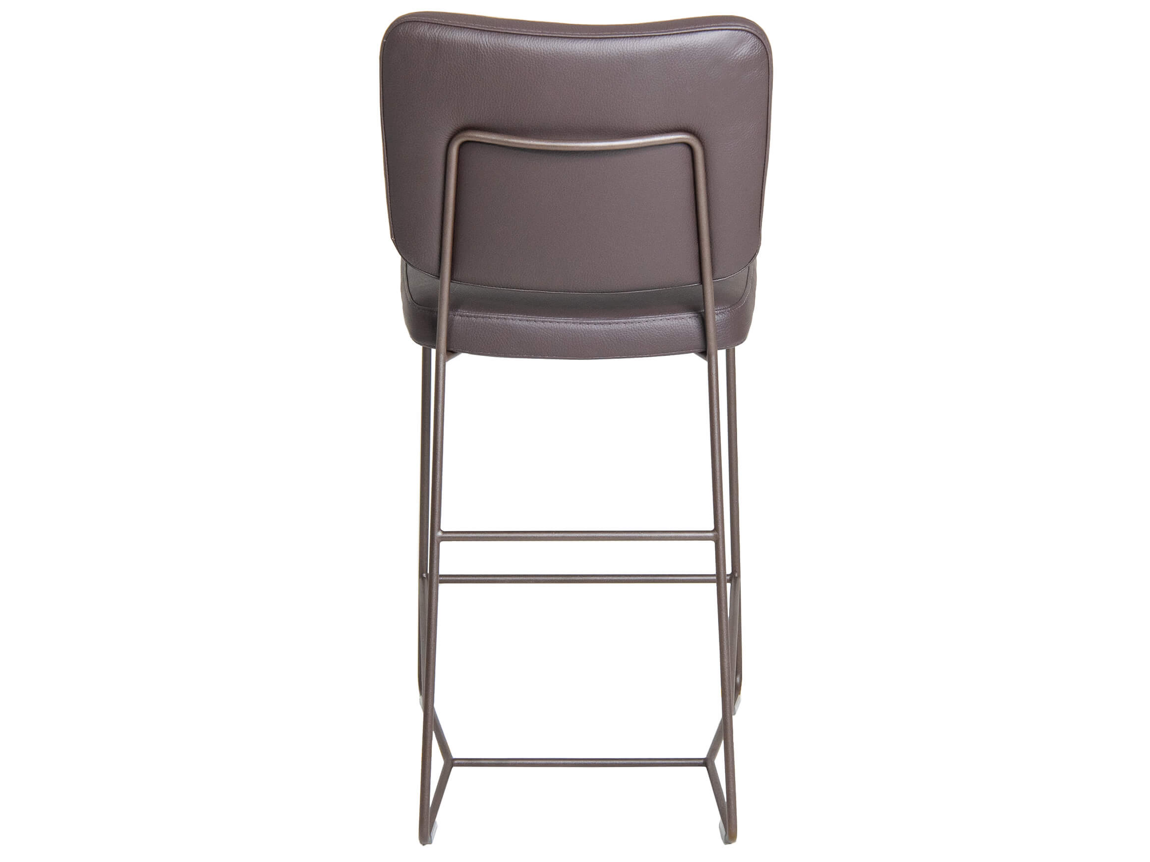 Barhocker Kirsten Plantagie / Farbe: Moro / Bezugsmaterial: Leder