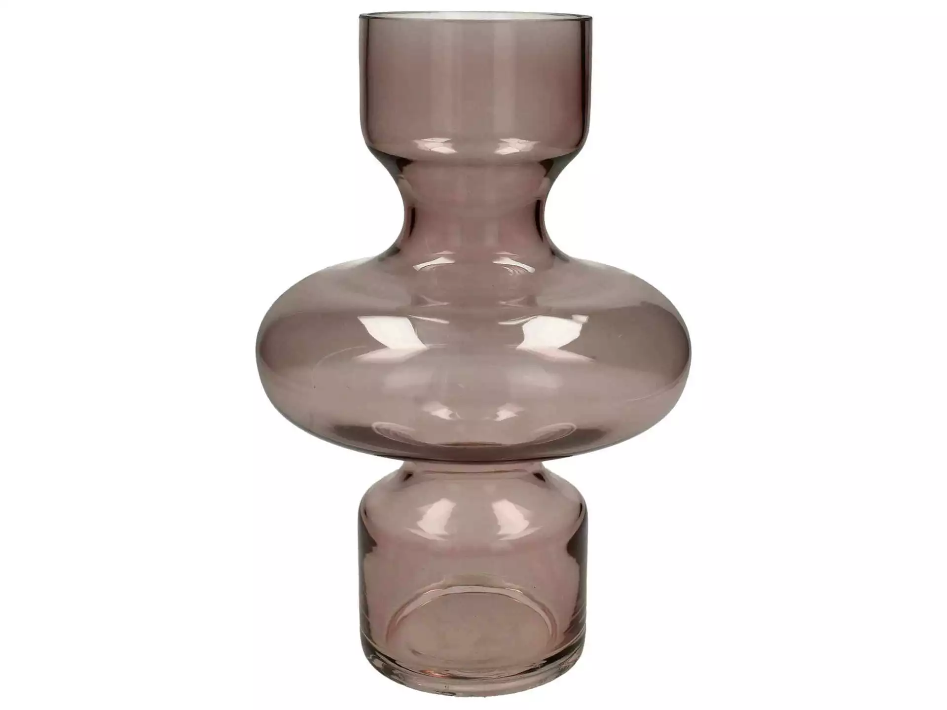 Vase Glas, Rosé h: 30 cm Kersten