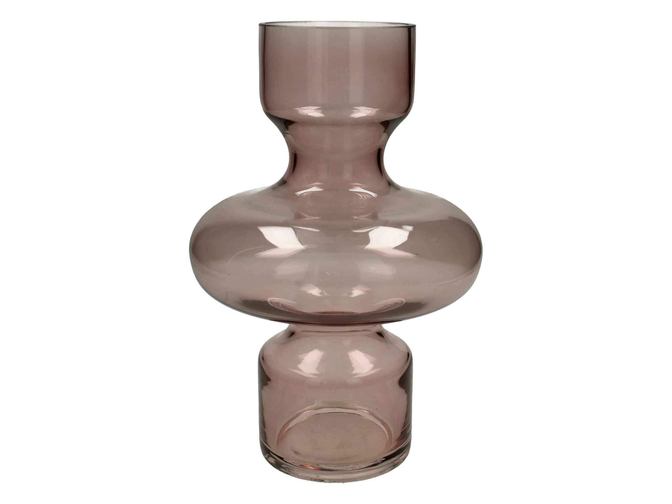 Vase Glas, Rosé h: 30 cm Kersten