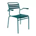 Lättli-Stuhl Säntis mit Armlehnen Schaffner / Farbe: Kaliblau
