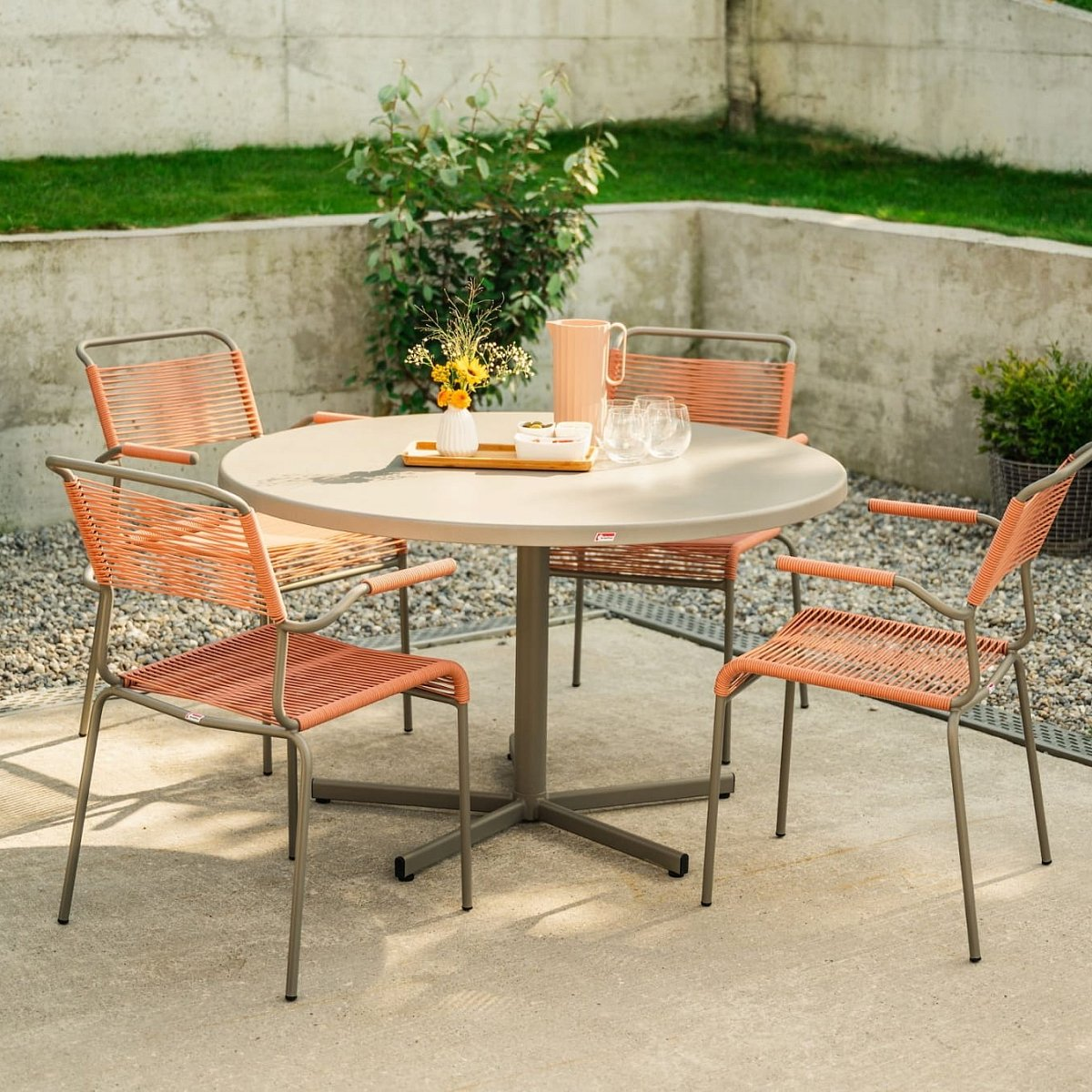 Tisch Bodensee von Schaffner / Farbe: Champagner / Grösse: 120 x 70 cm