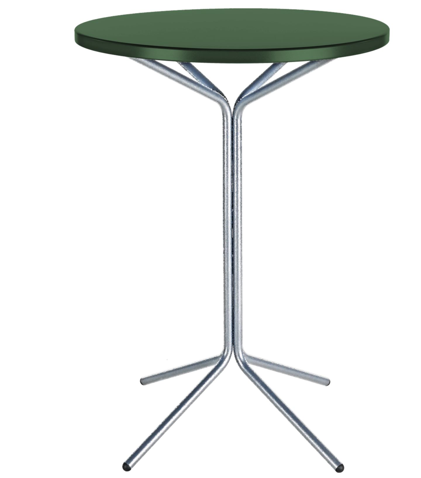 Pix Hot-dip Galvanised Bistro Bar Table from Schaffner / Colour: Fir Green / WxH: 80 x 110 cm