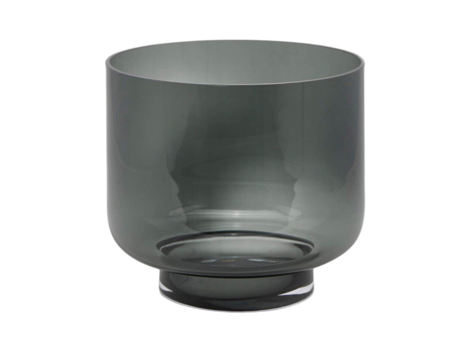 Vase Zylinder Rauchglas H: 24 cm Edg