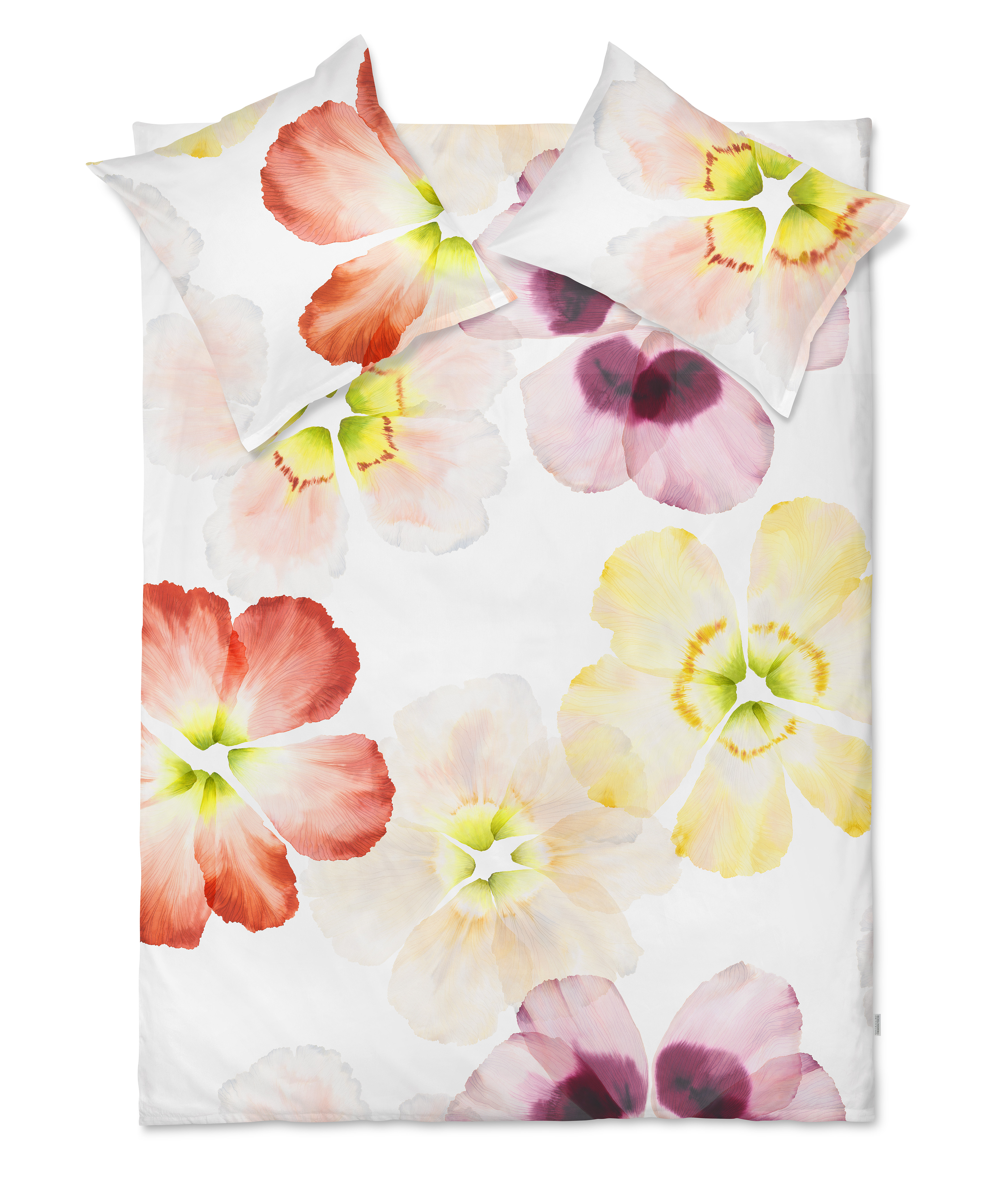 Bettwäsche Aurora-Noblesse Blanc Schlossberg / Grösse: 50 x 70 cm