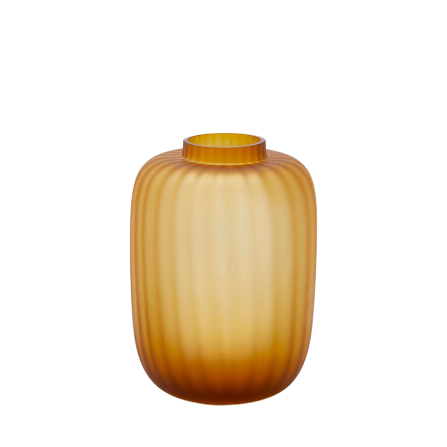 Edg Vase Ambra, Bernstein H: 29 cm  | Schubiger Möbel
