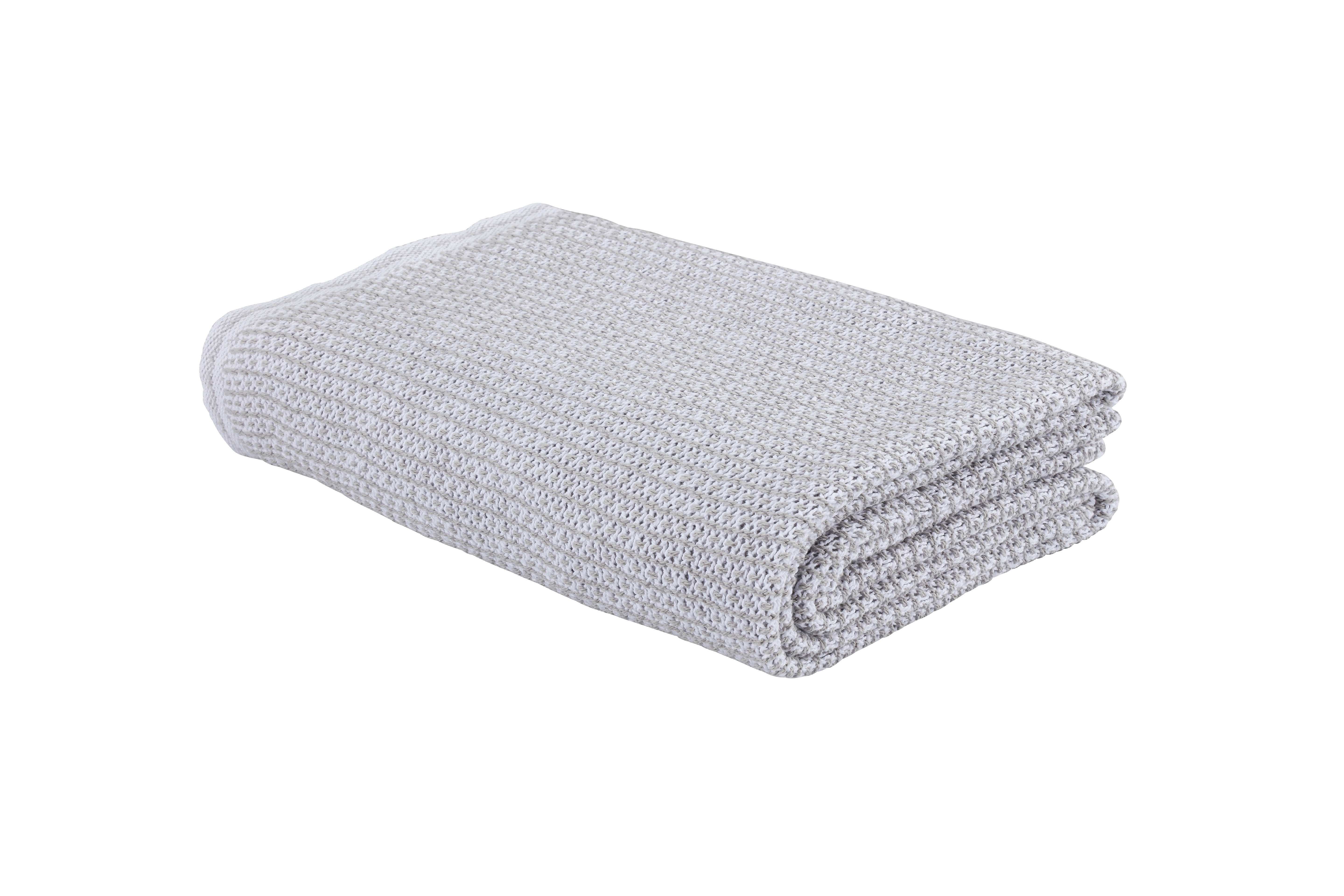 Plaid Ascona Weiss/sand 150x210 cm Eskitex AG