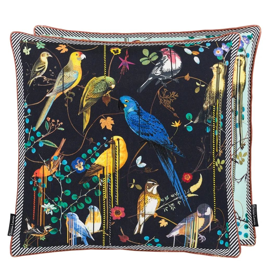 Kissen Birds Sinfonia - Crepuscule Designers Guild / Farbe: Mehrfarbig von Christian Lacroix