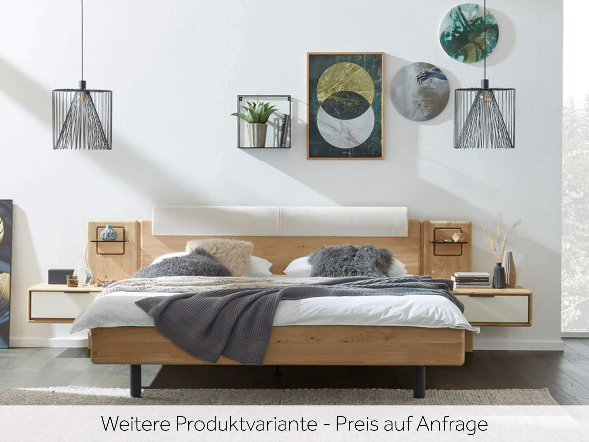 Langnau Wöstmann bed / Colour: wood-coloured