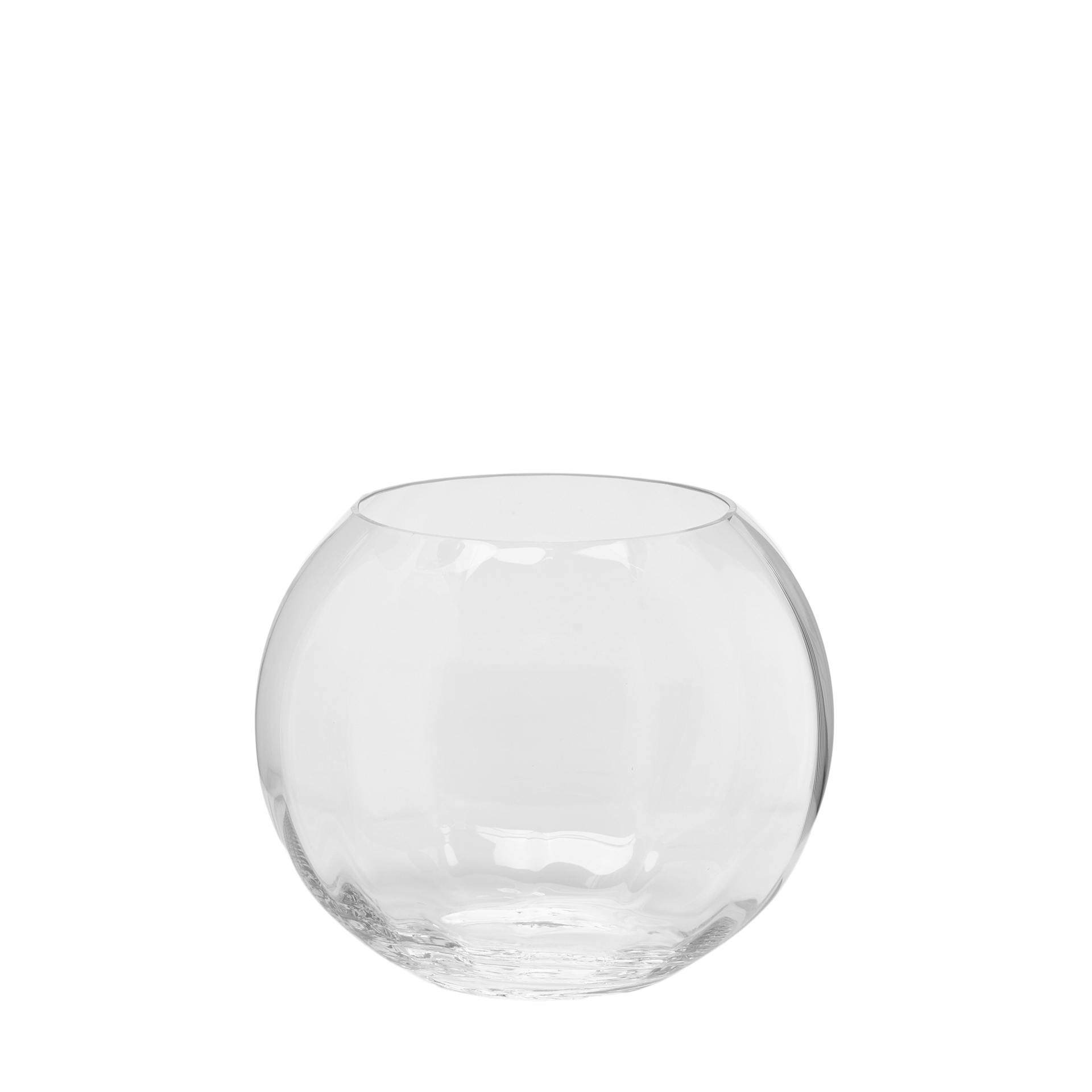 Edg Vase Kugel Optisch Glas H: 20 cm  | Schubiger Möbel