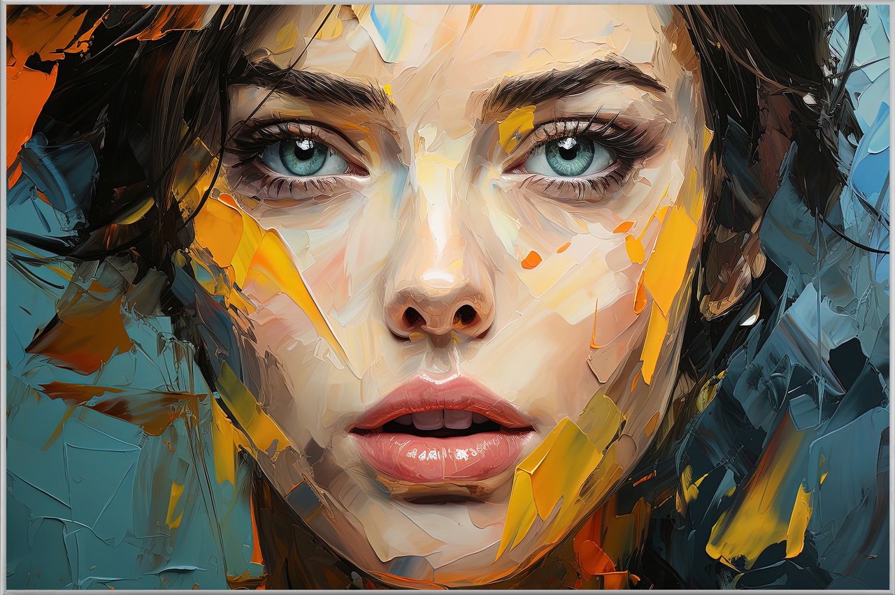 image LAND Bild mit Rahmen Beauty With Splashes of Colour  | Schubiger Möbel