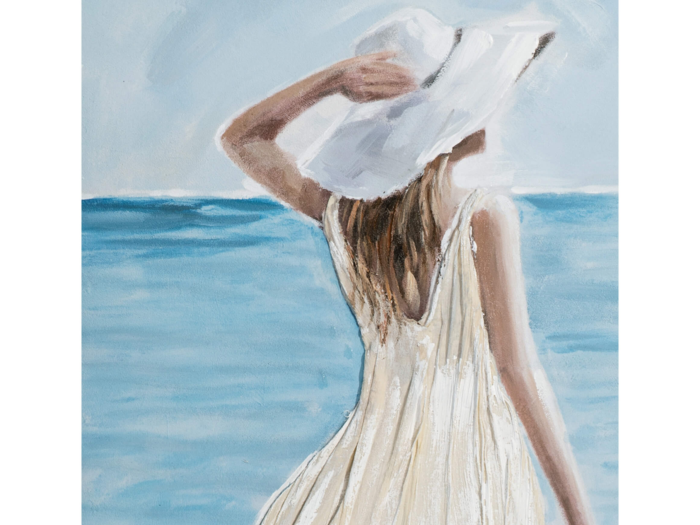 Bild Hübsche Frau am Strand image LAND