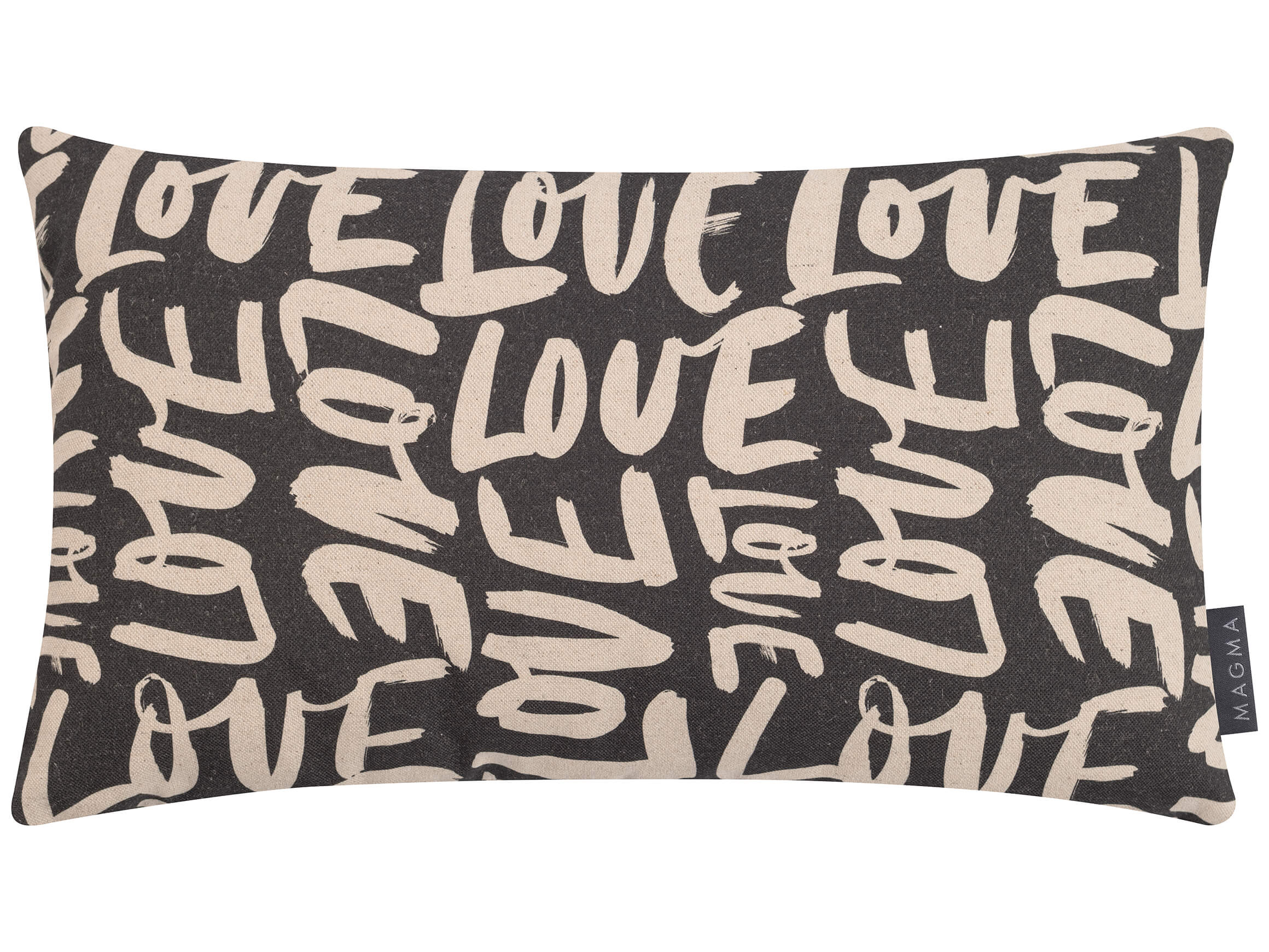 Magma Kissenhülle Flirt Anthrazit 50x30 cm  | Schubiger Möbel