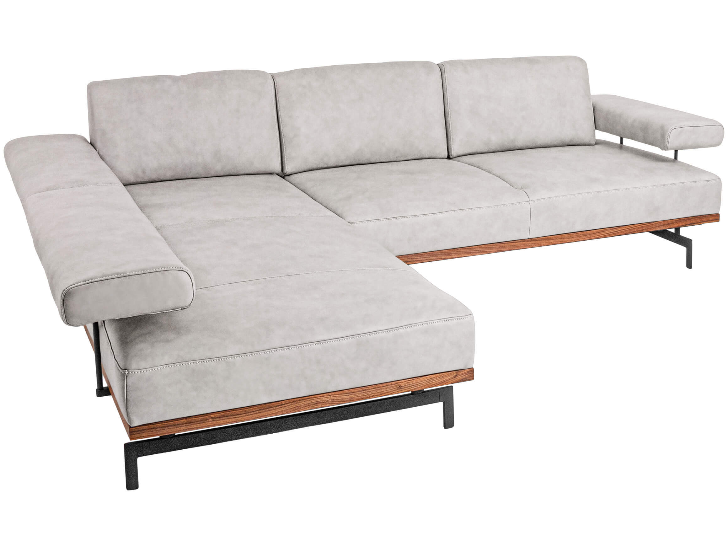 Ecksofa 24/7 (8106) Basic Himolla / Farbe: Carrara / Material: Stoff Basic