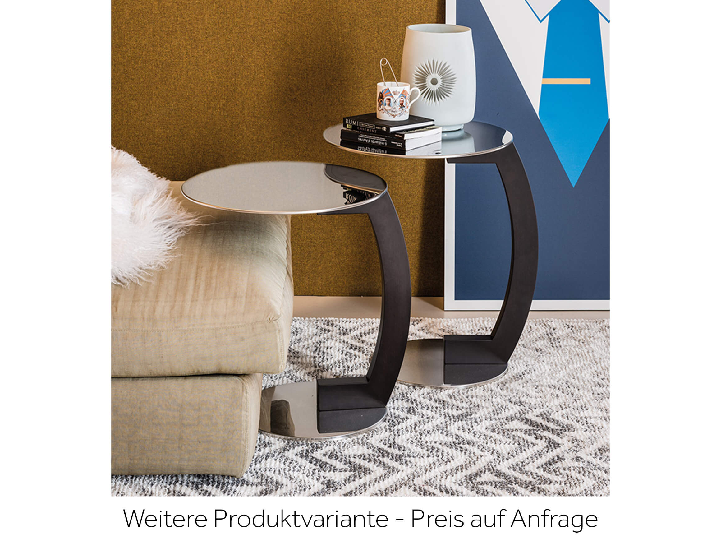 Beistelltisch Zen H: 58 cm Cattelan / Farbe: Holzfarbig,Transparent