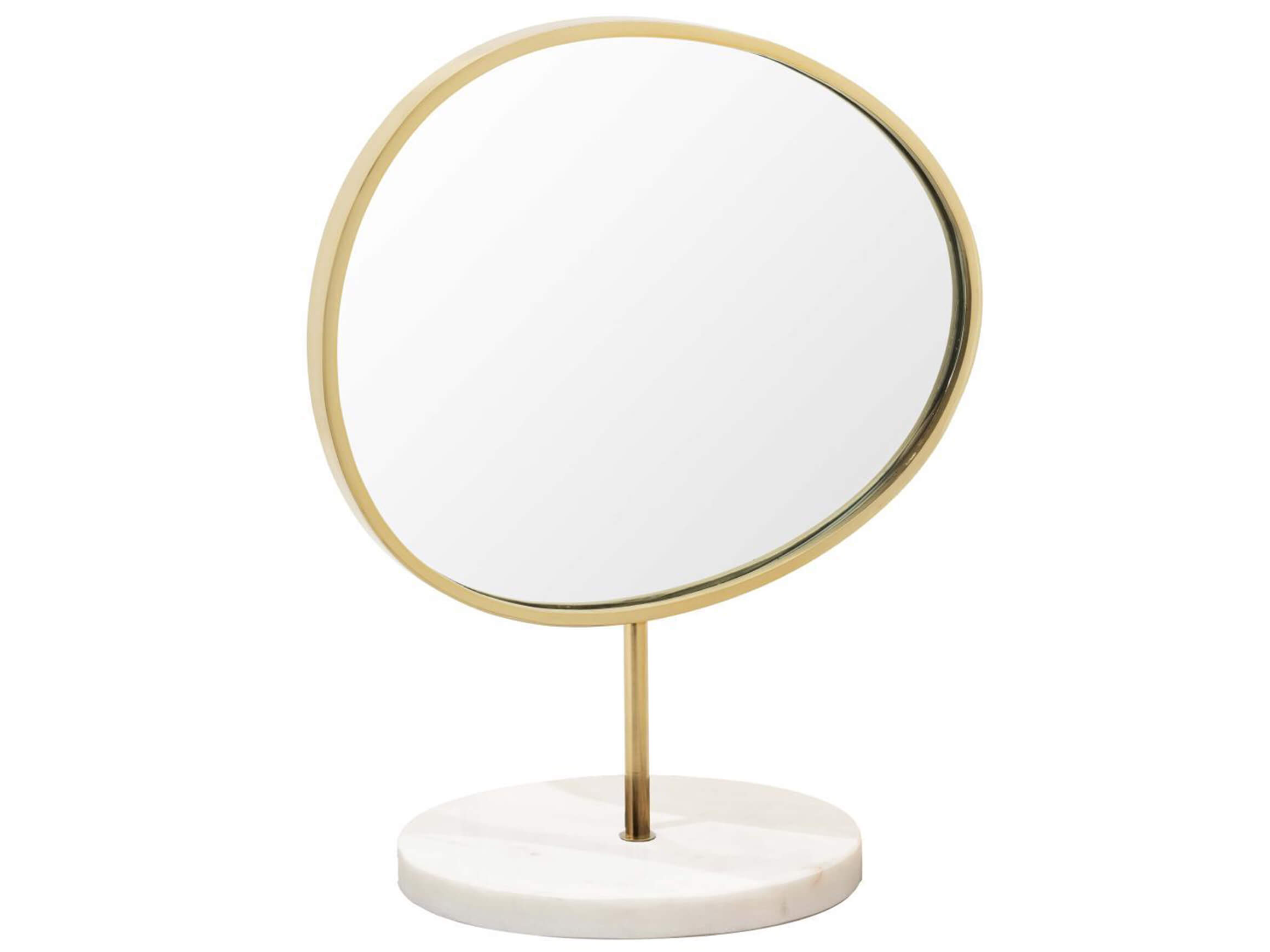 Abhika Spiegel Kosmetikspiegel Gold H: 35 cm  | Schubiger Möbel