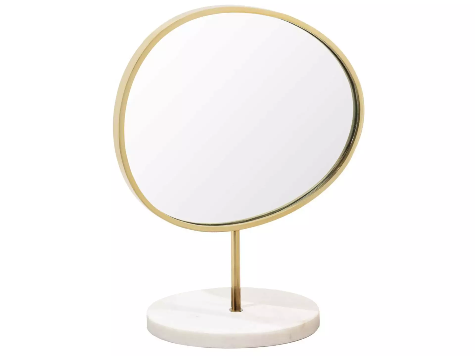 Spiegel Kosmetikspiegel Gold H: 35 cm Abhika