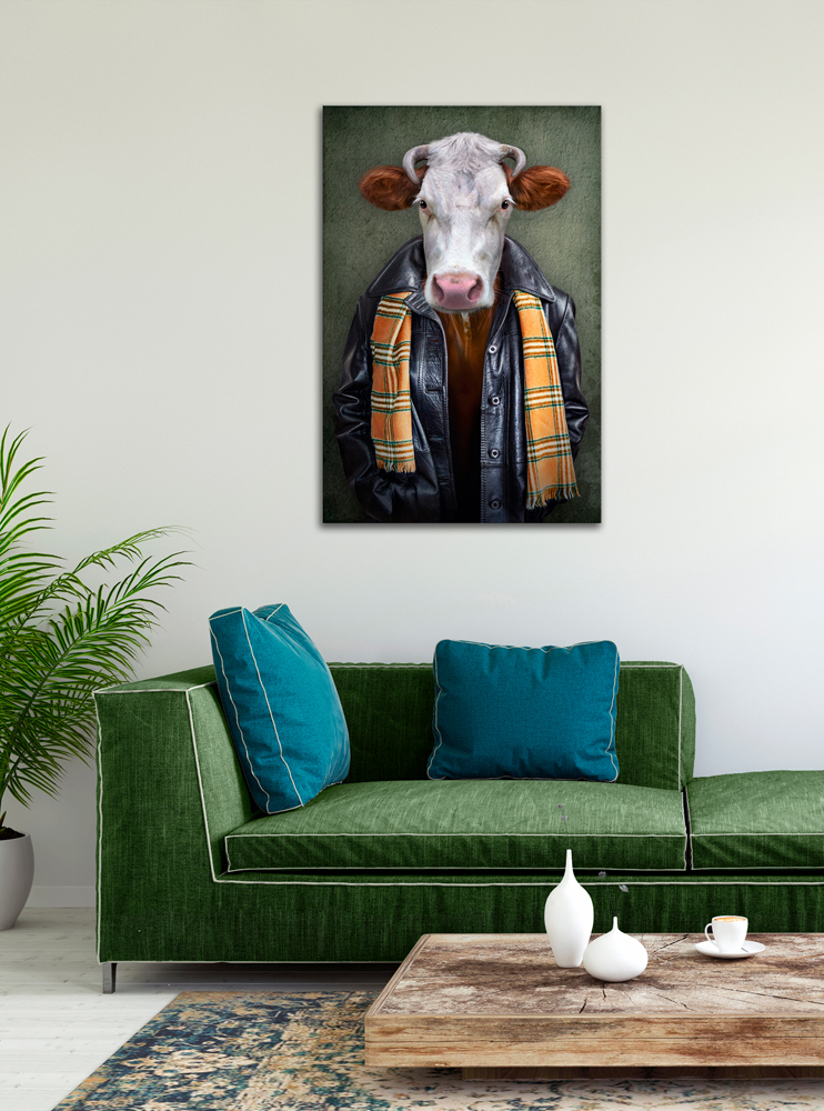 Alubild-Rind mit Lederjacke-image LAND