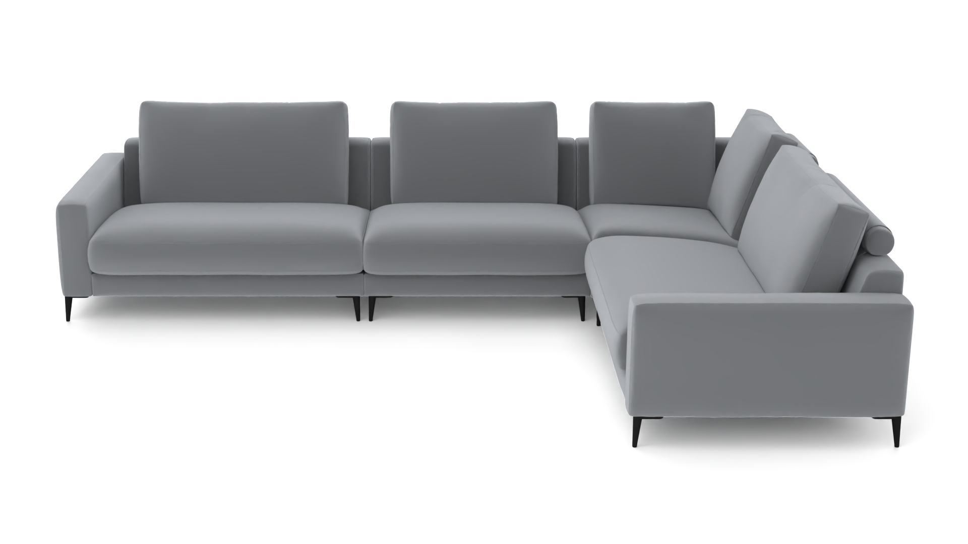 Ecksofa Mercury Candy - UrbanDesign / Farbe: Hellblau