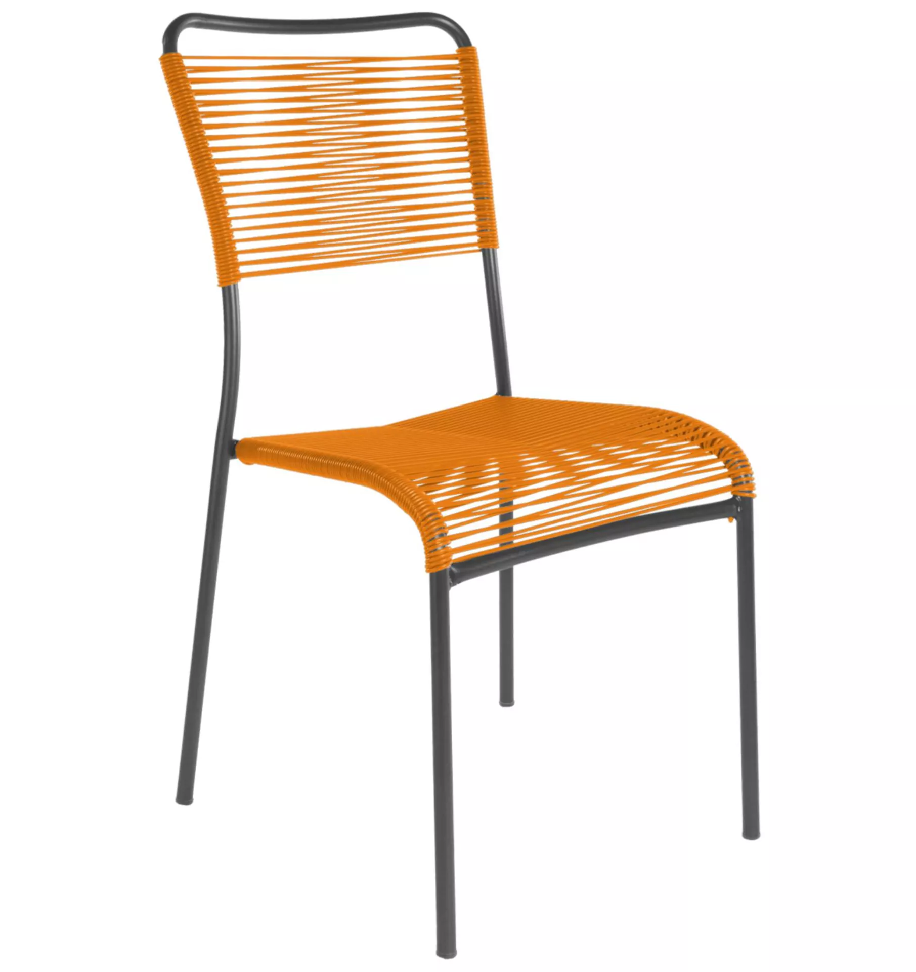 Spaghetti-Stuhl Mendrisio Schaffner / Farbe: Orange