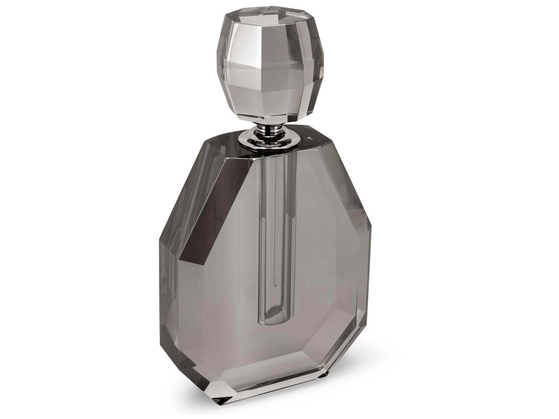 Parfumflasche Rauchglas H: 26 cm Abhika / Farbe: Rauchglas