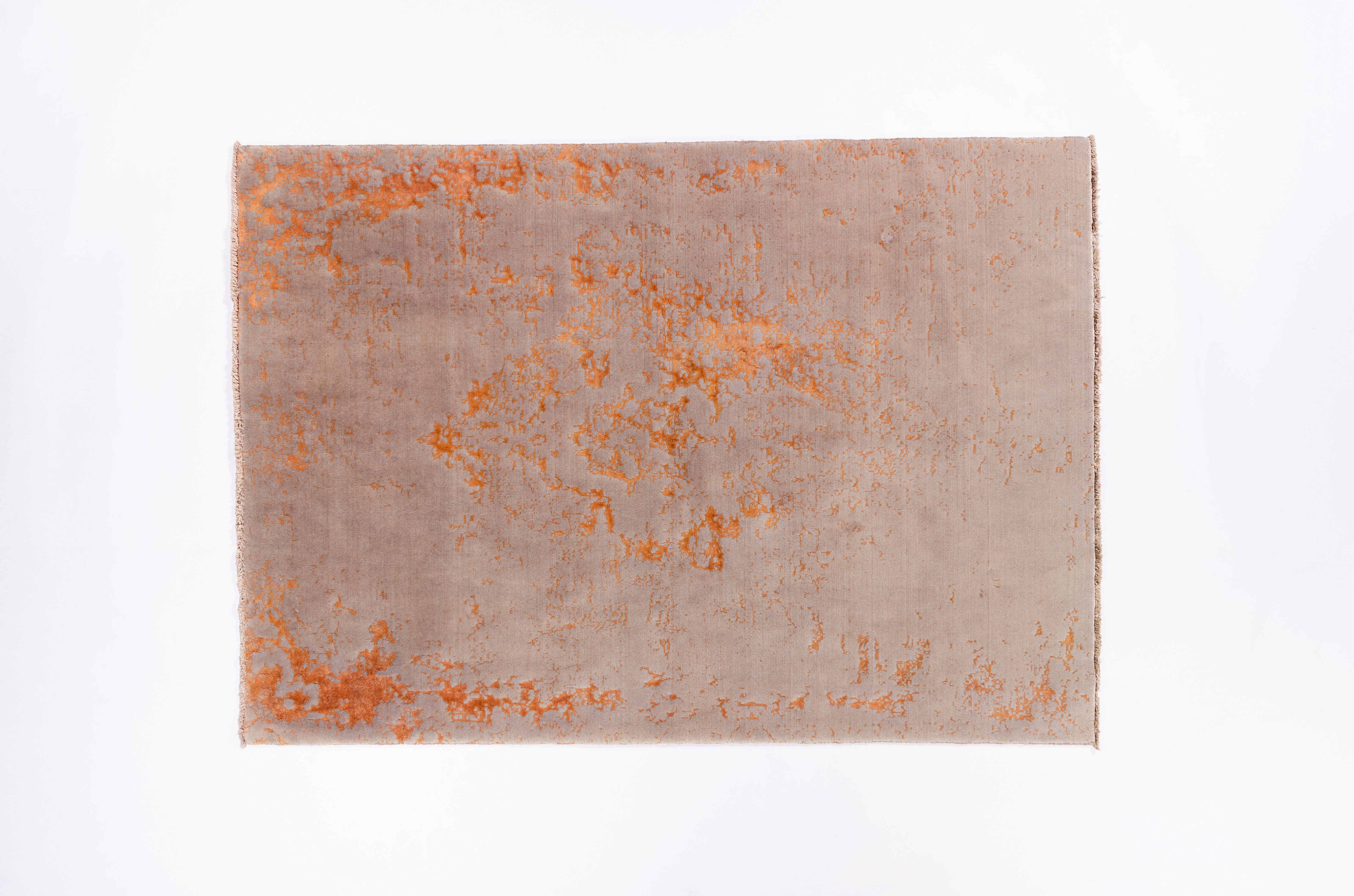 Moderner Teppich Vintage Homa Negra/ Farbe: Weiss / Masse (BxT) :140x198 cm