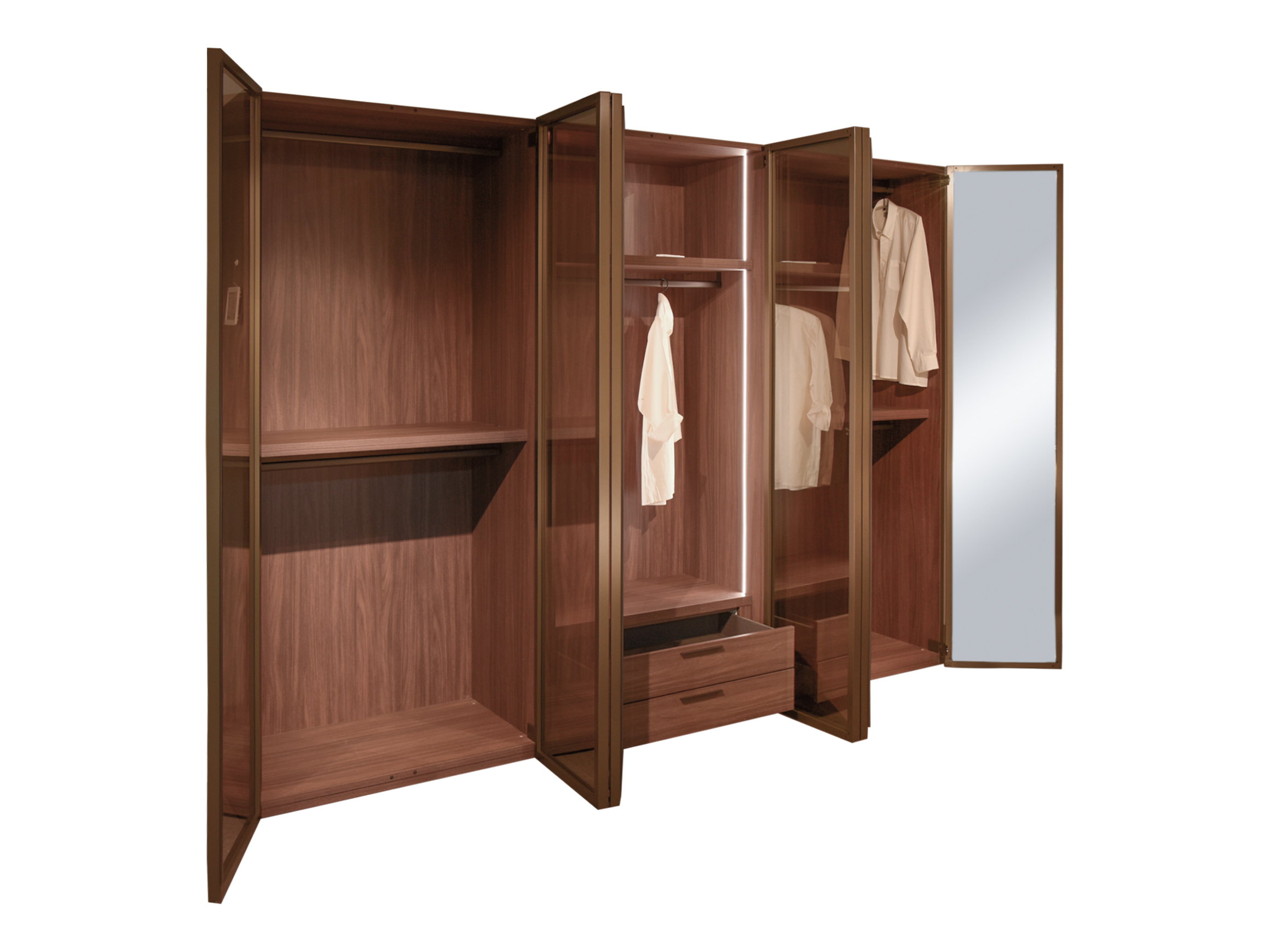 Perry Basic Novamobili hinged door wardrobe