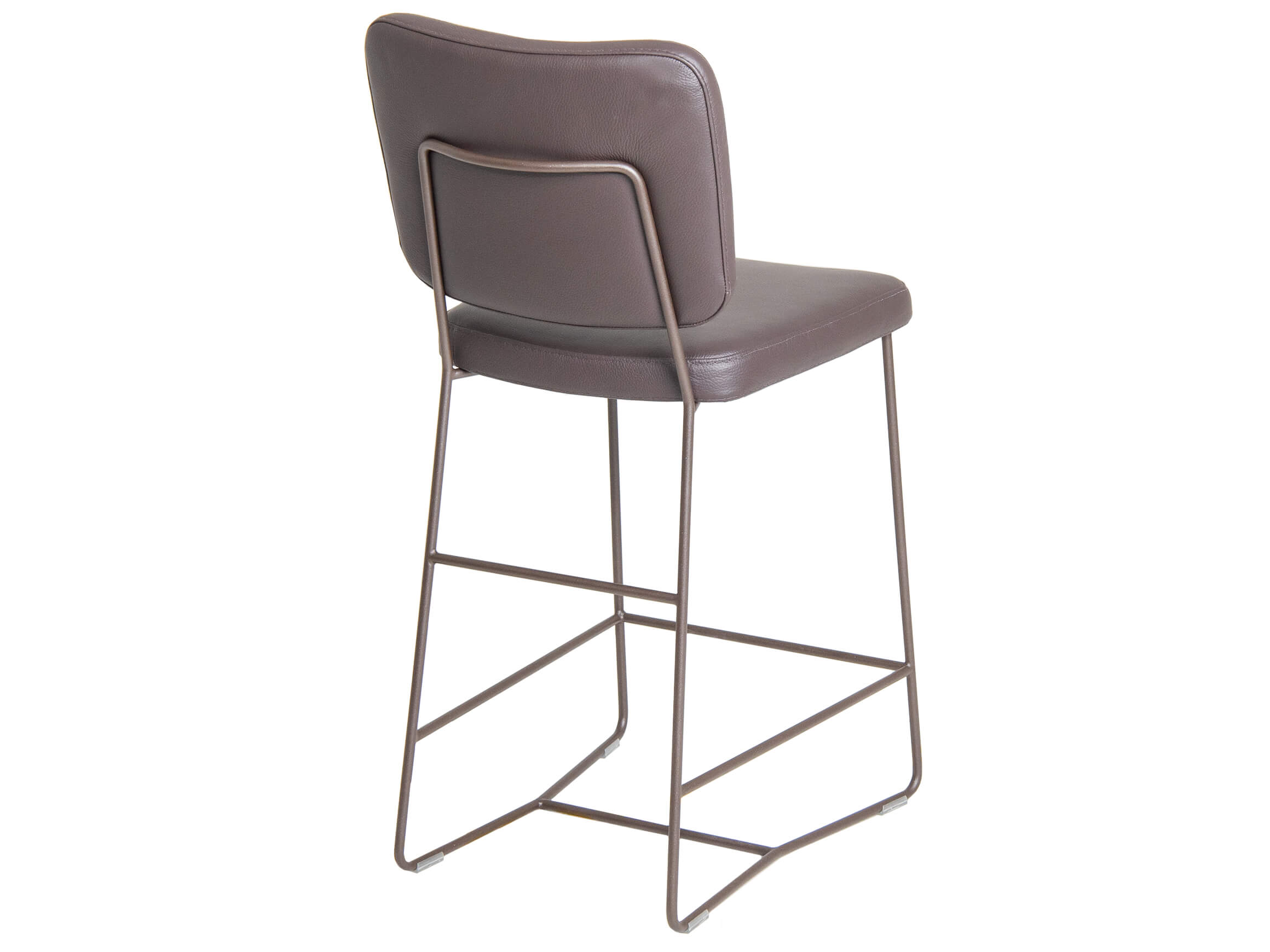 Barhocker Kirsten Plantagie / Farbe: Moro / Bezugsmaterial: Leder