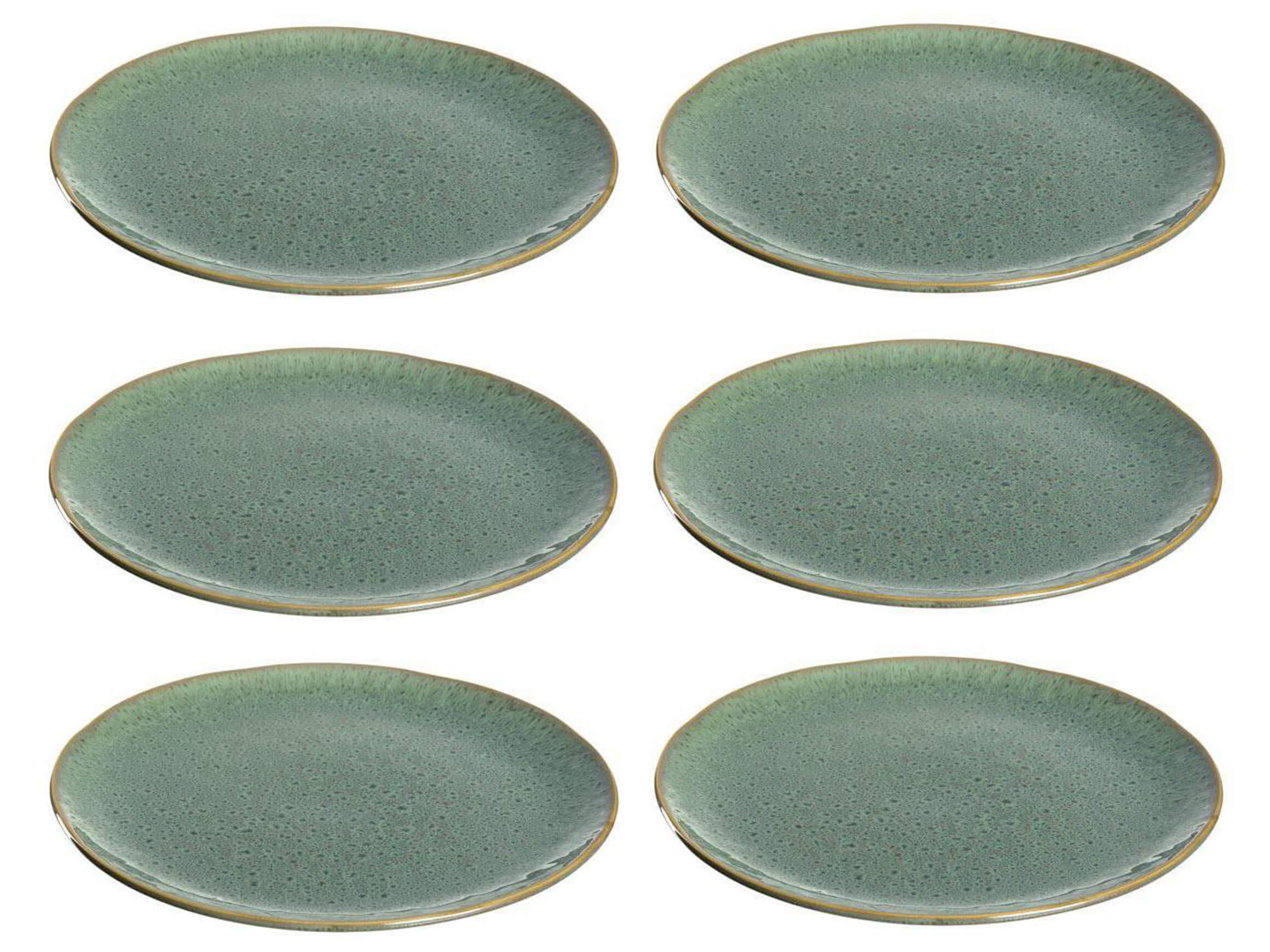 Alltron Speiseteller Matera ø 27 cm, 6 Stück Grün | Schubiger Möbel