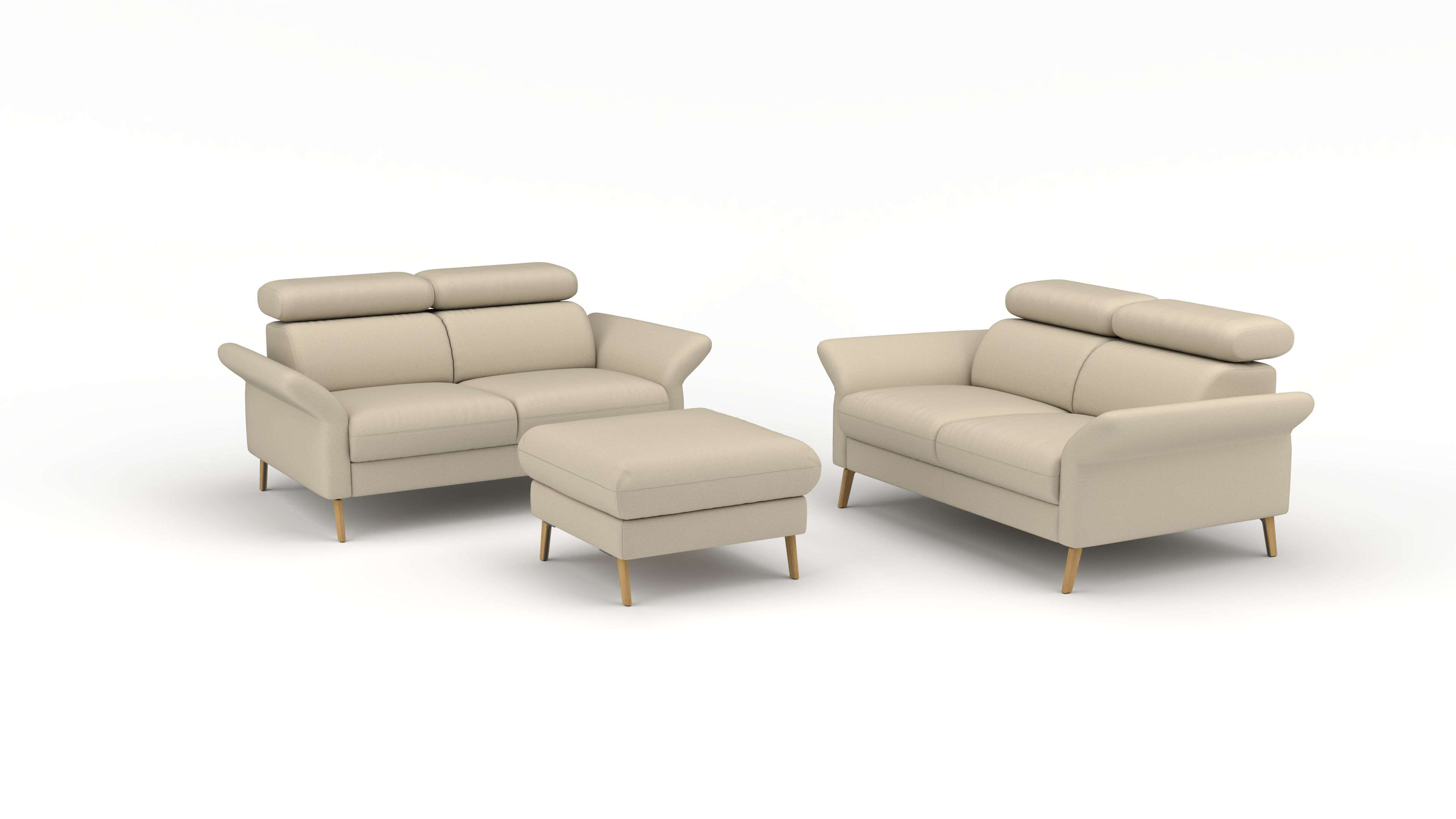 Einzelkombination #2 Mars UrbanDesign / Farbe: Beige / Bezugsmaterial: Stoff