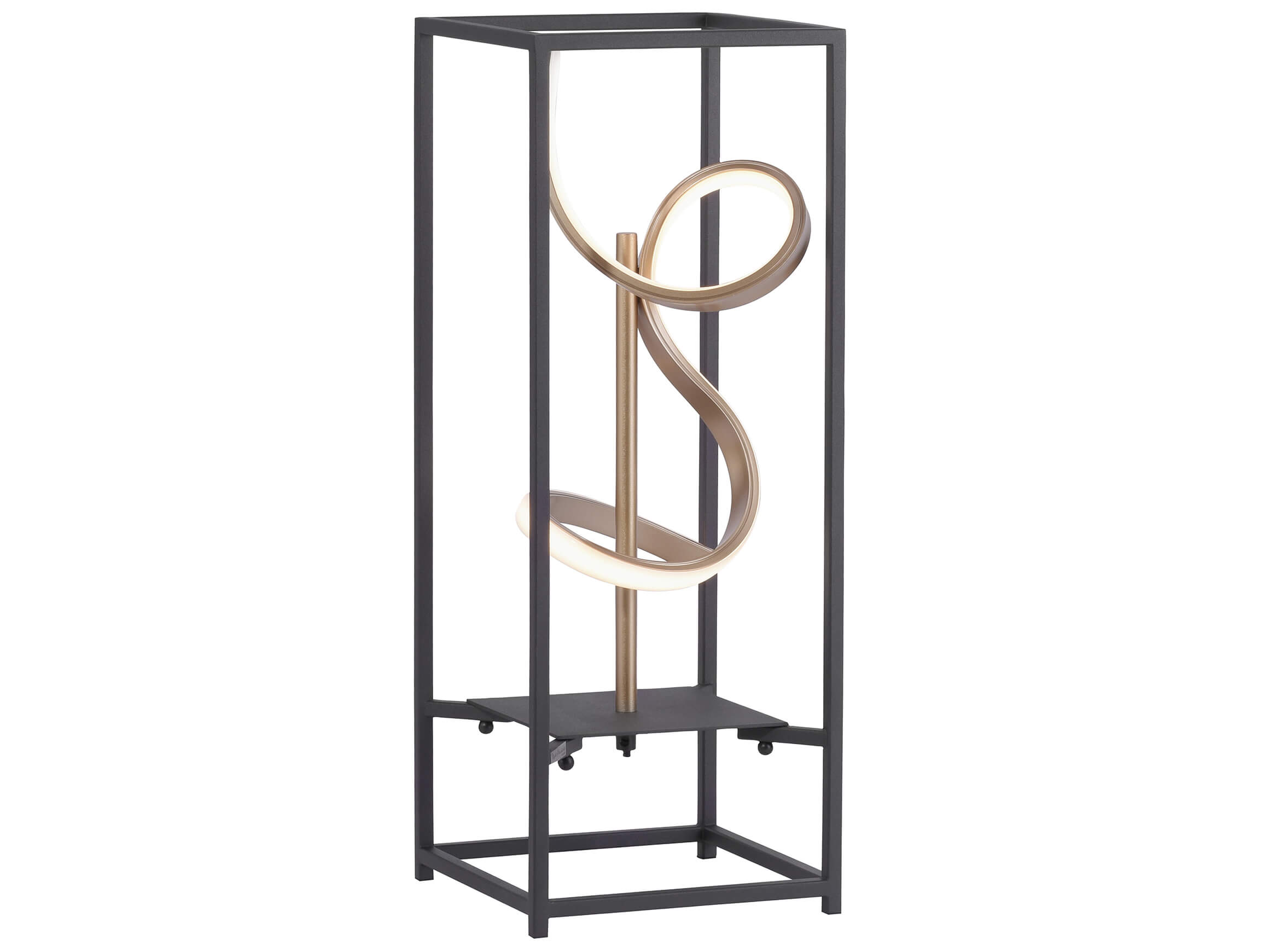 Ribaglob Tischlampe Cameron Schwarz | Schubiger Möbel