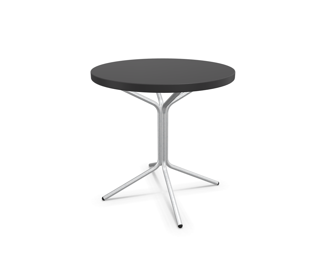 Metall-Beistelltisch Pix Rund Feuerverzinkt von Schaffner / Farbe: Anthrazit / DxH: 54 x 54 cm