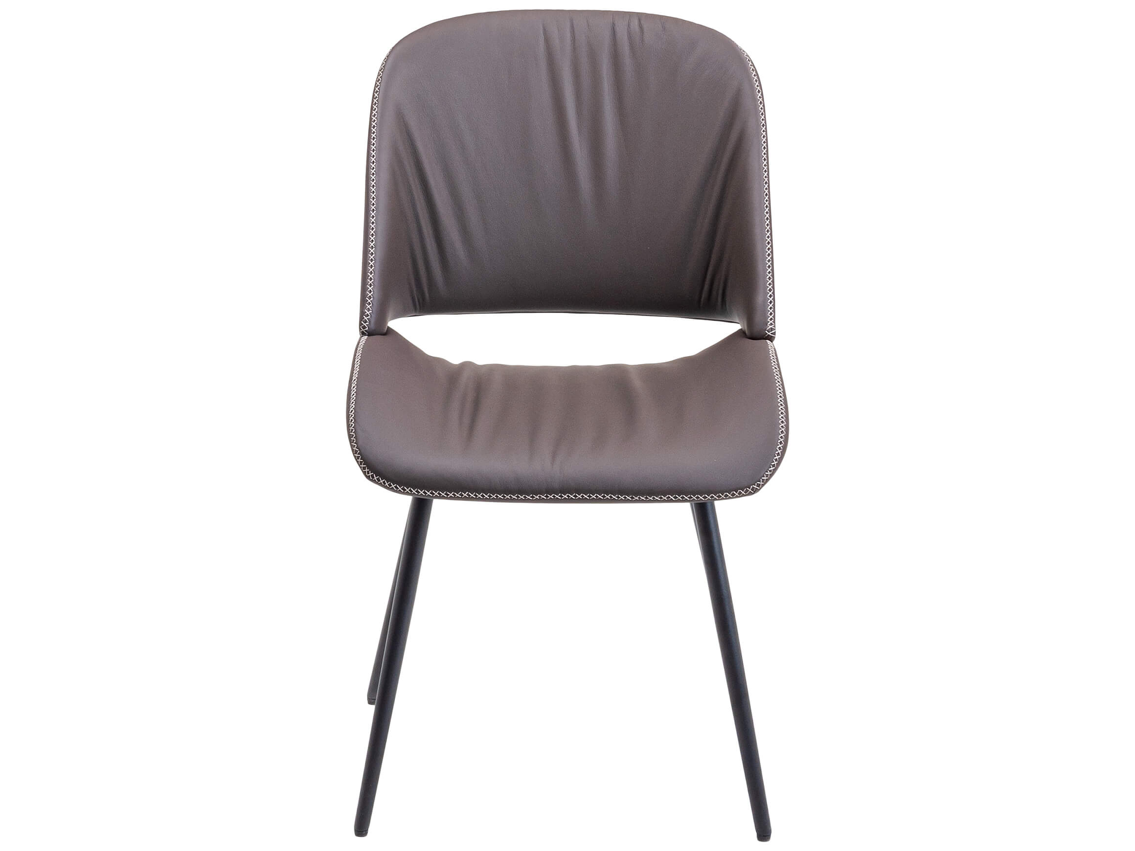 Stuhl Capri Willisau / Farbe: Coffee / Bezugsmaterial: Leder