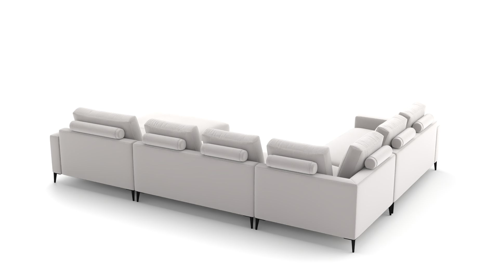 Wohnlandschaft Mercury links – modern, grosszügig, bequem