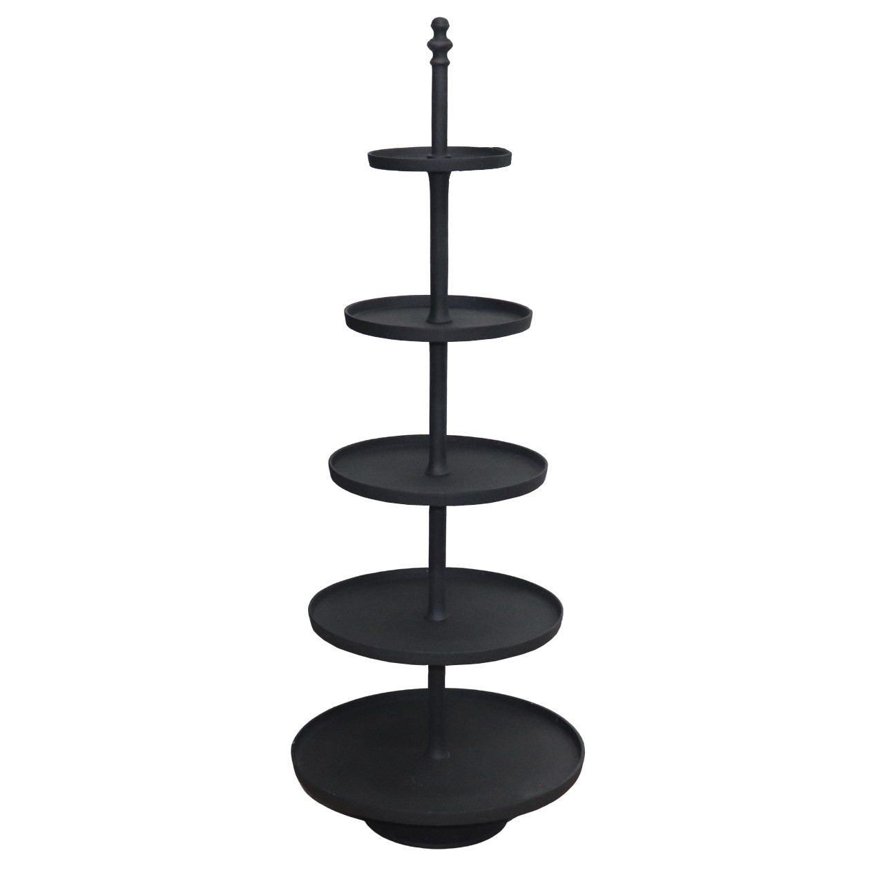 Decofinder Etagere 5 Etagen Schwarz  | Schubiger Möbel