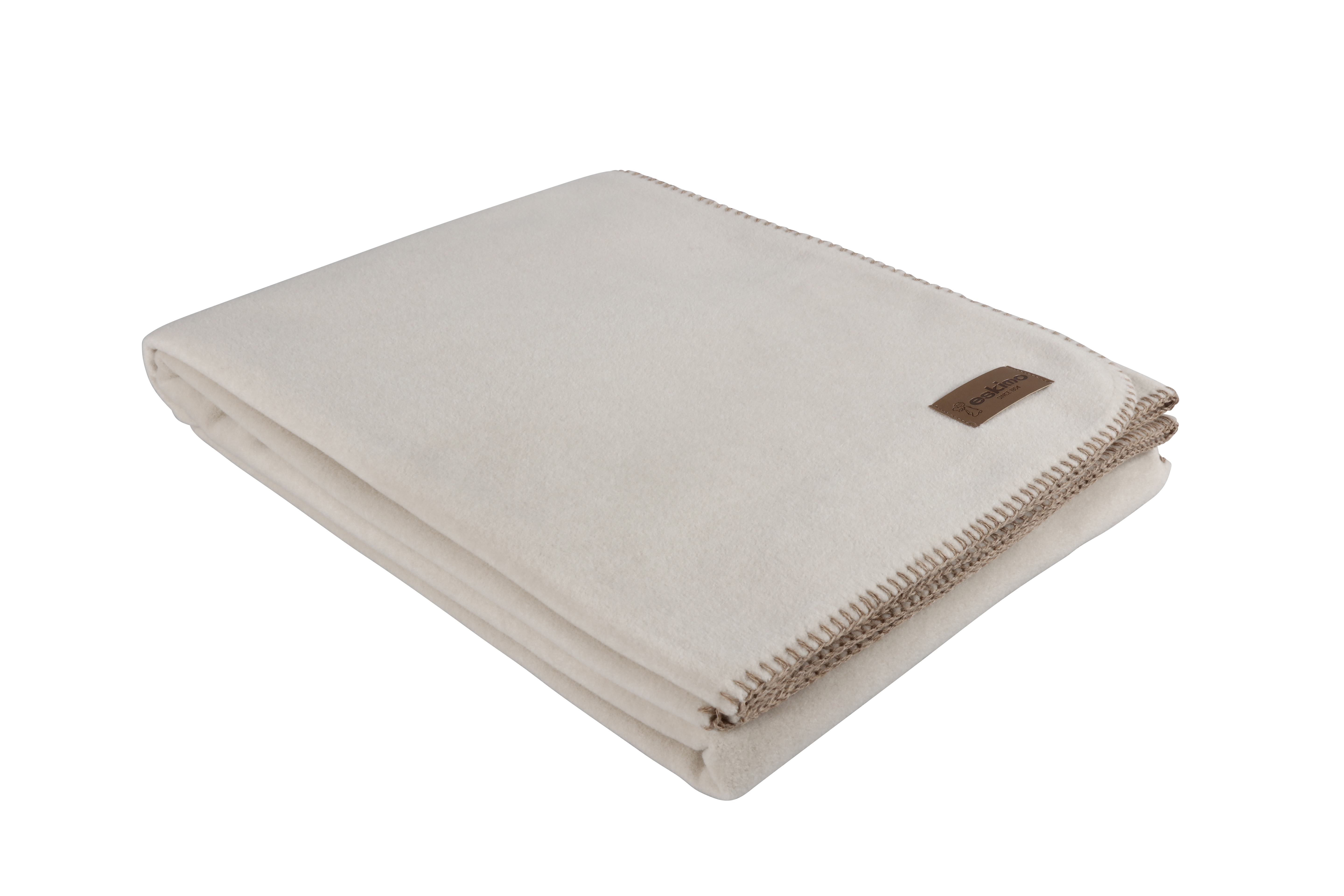 Plaid Edelvelours Beige 150x200 cm Eskitex AG