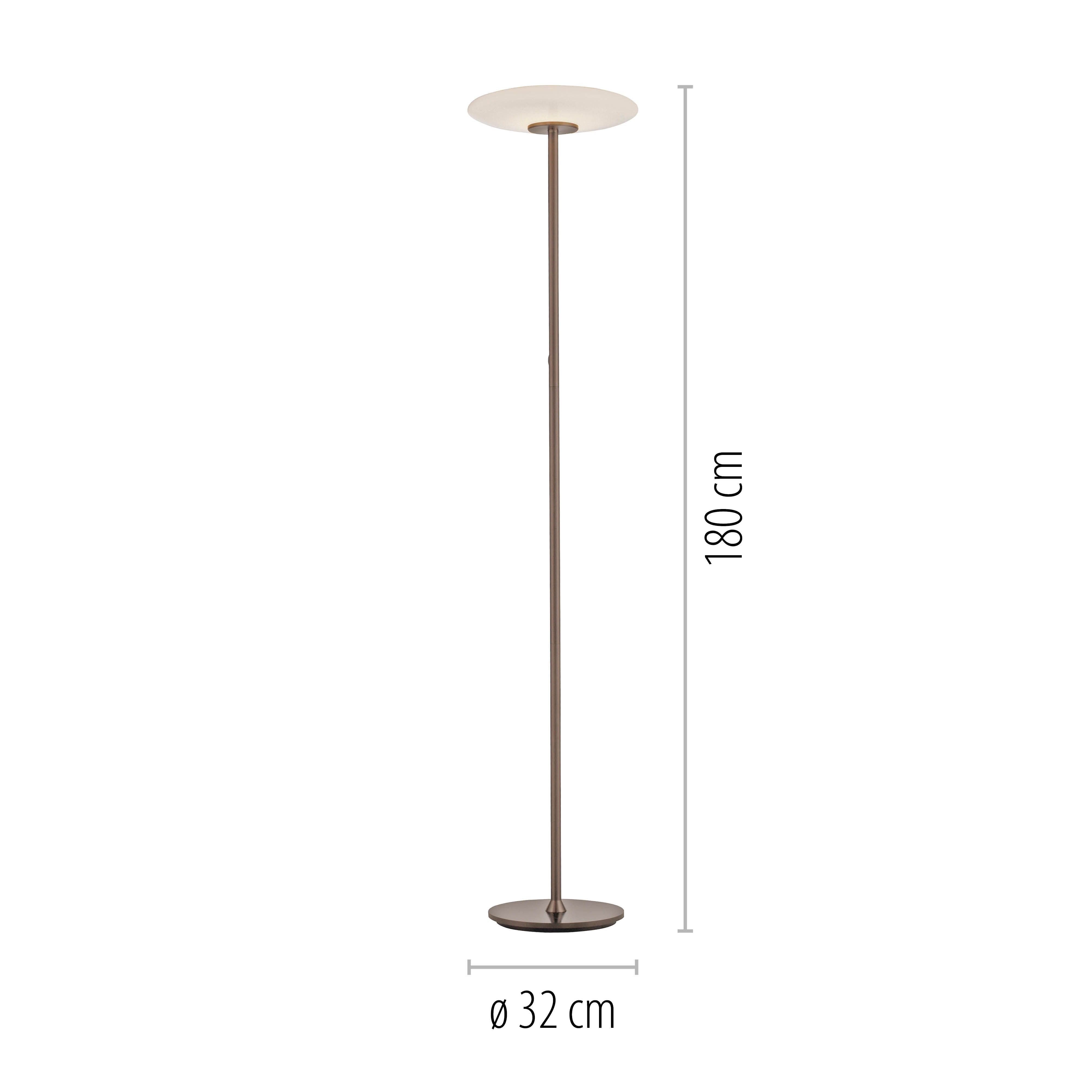 Stehlampe Ironglow Ebony H: 180 cm Ribaglob