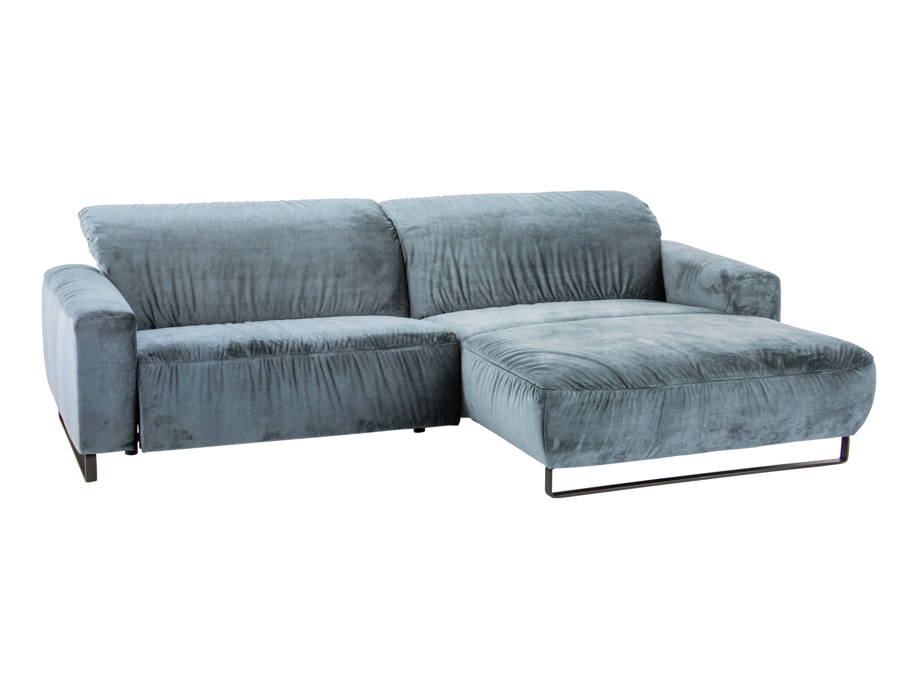 Corner sofa Eindhoven Basic Candy / Colour: Aqua / Material: Basic fabric
