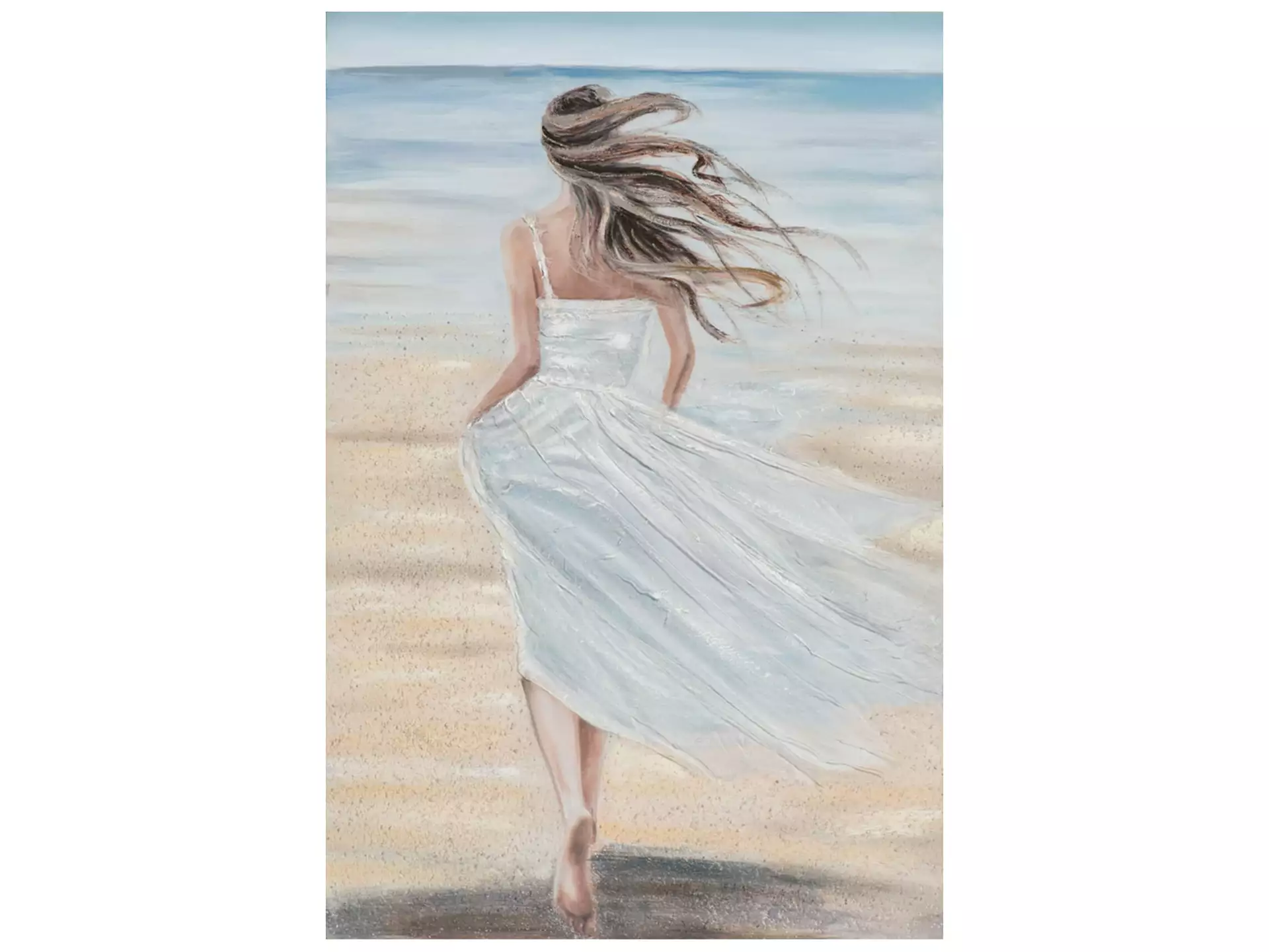 Bild Junge Frau am Strand image LAND