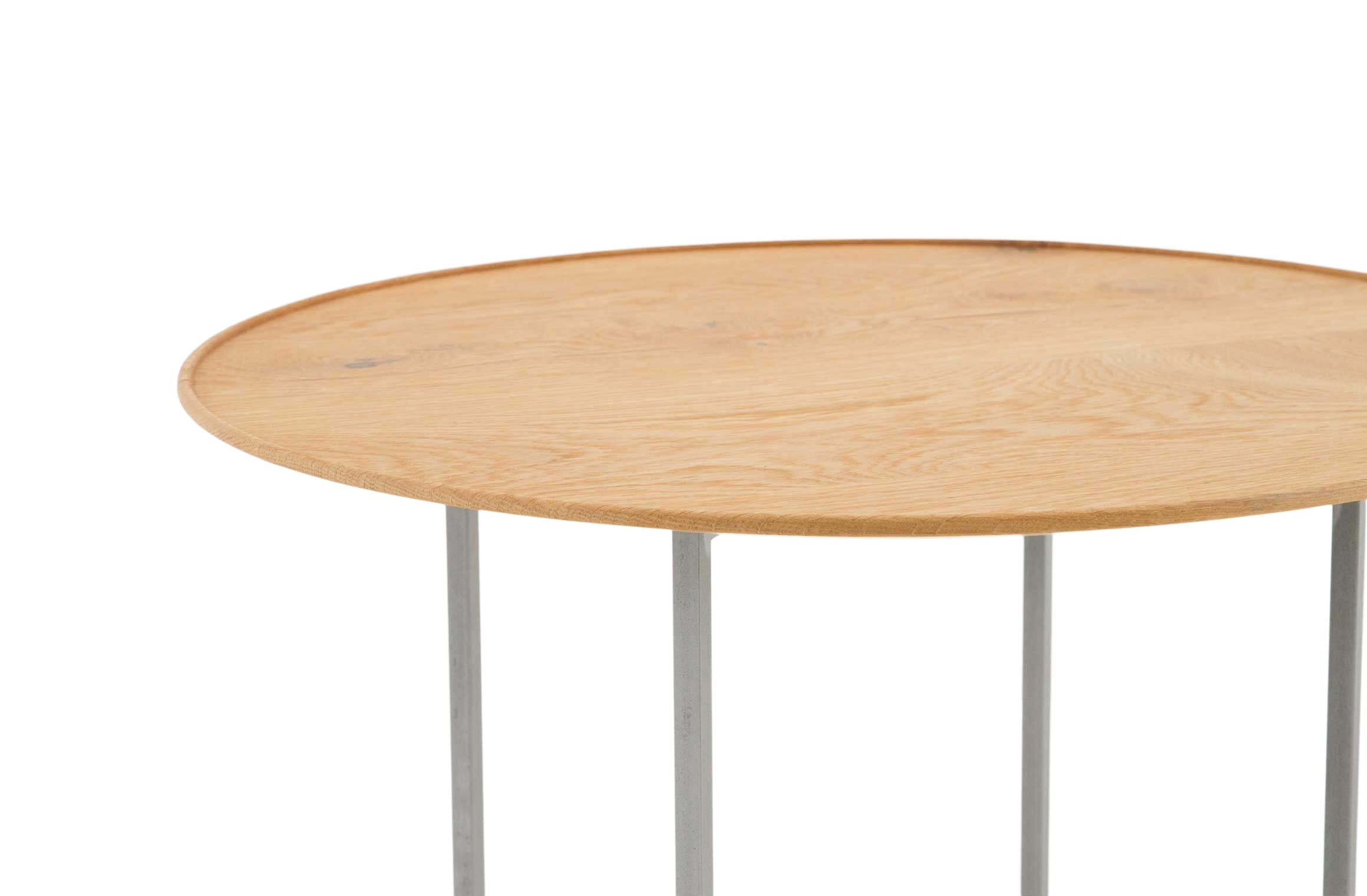 Table d'appoint Rayen, Chêne noueux huilé naturel,