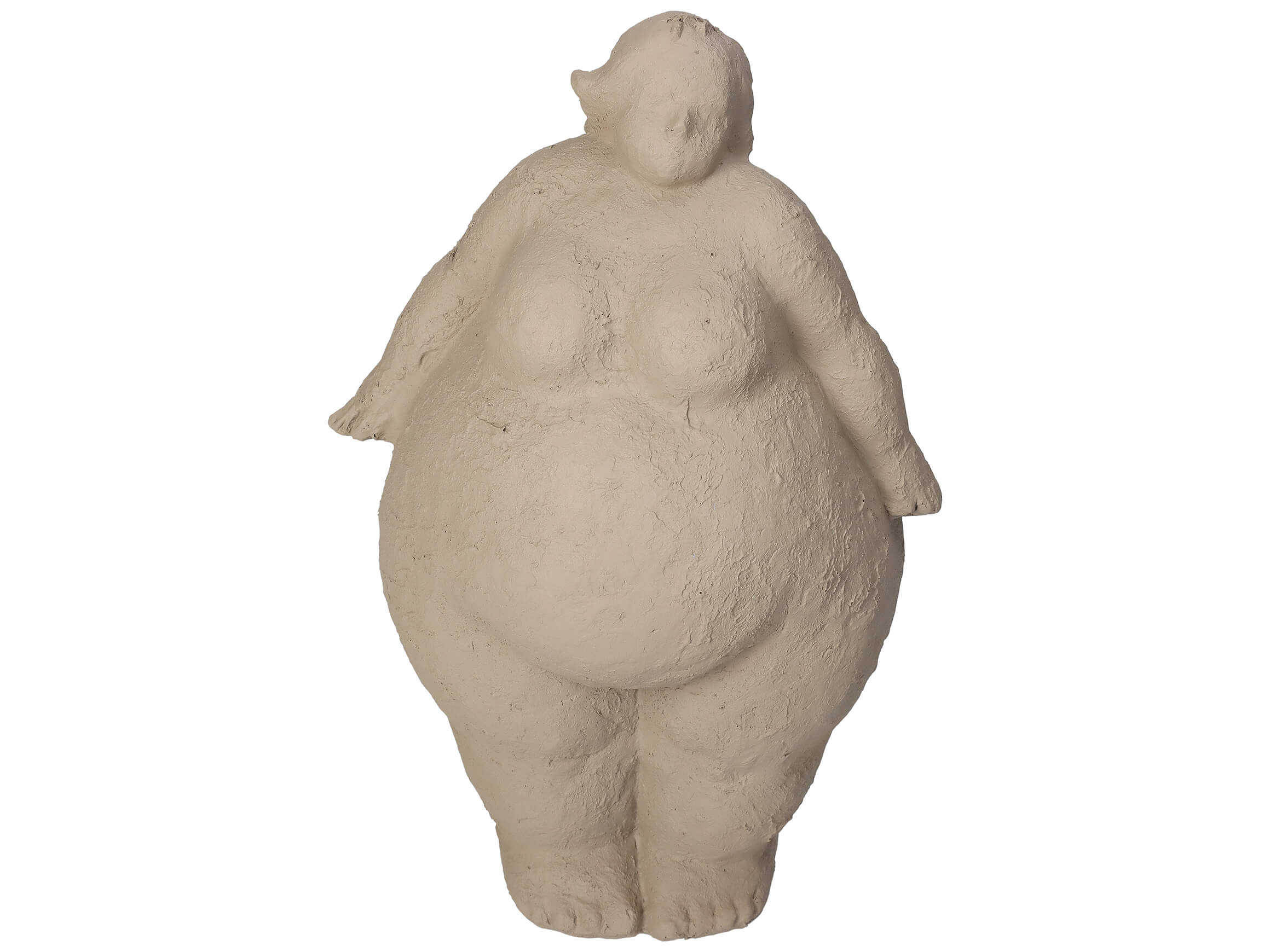 Figurine Big Woman Debout H : 26 cm Kersten / Couleur : Blanc