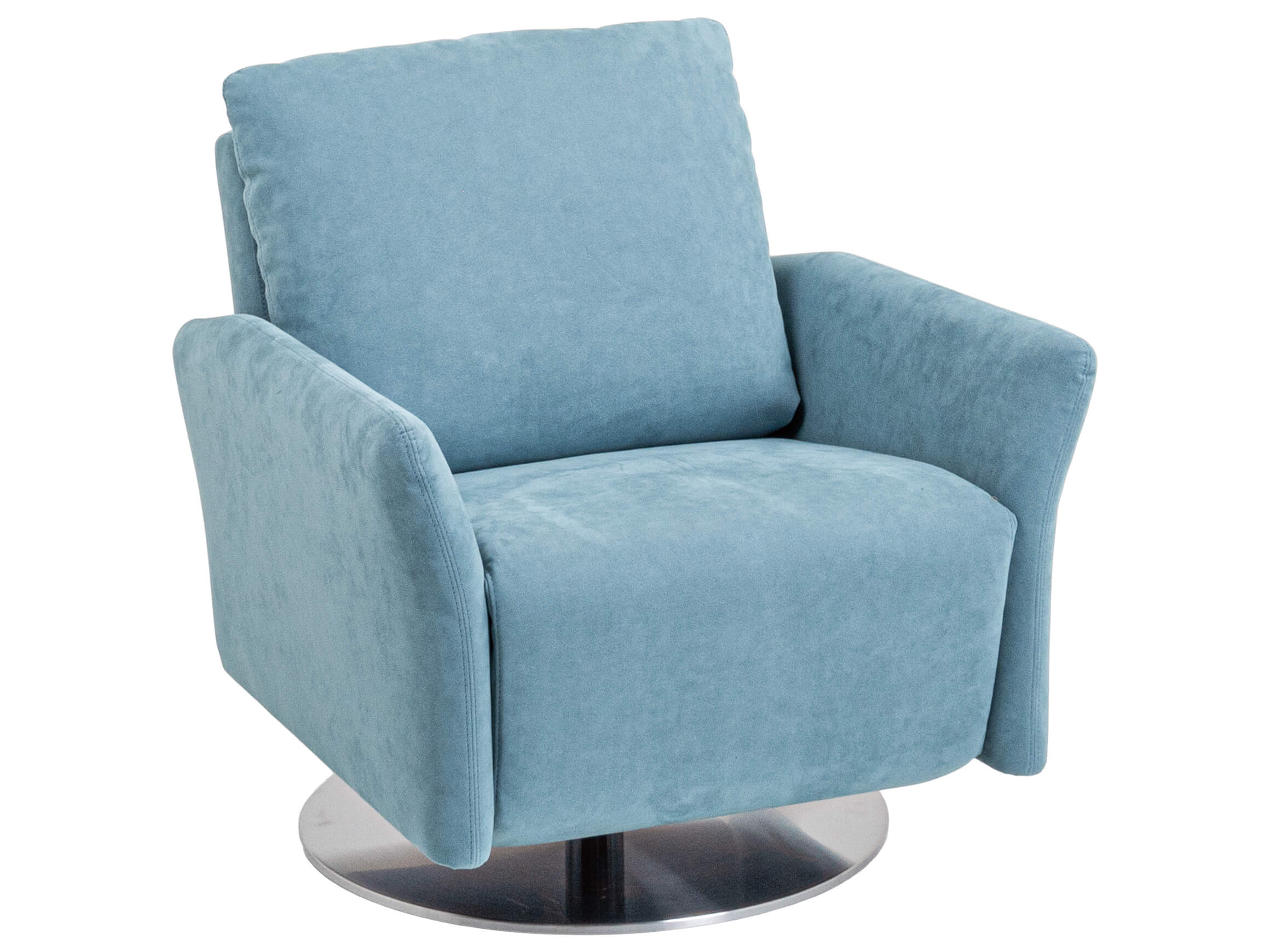 Relaxer Tonus Intertime / Farbe: Azurblau / Bezugsmaterial: Alcantara