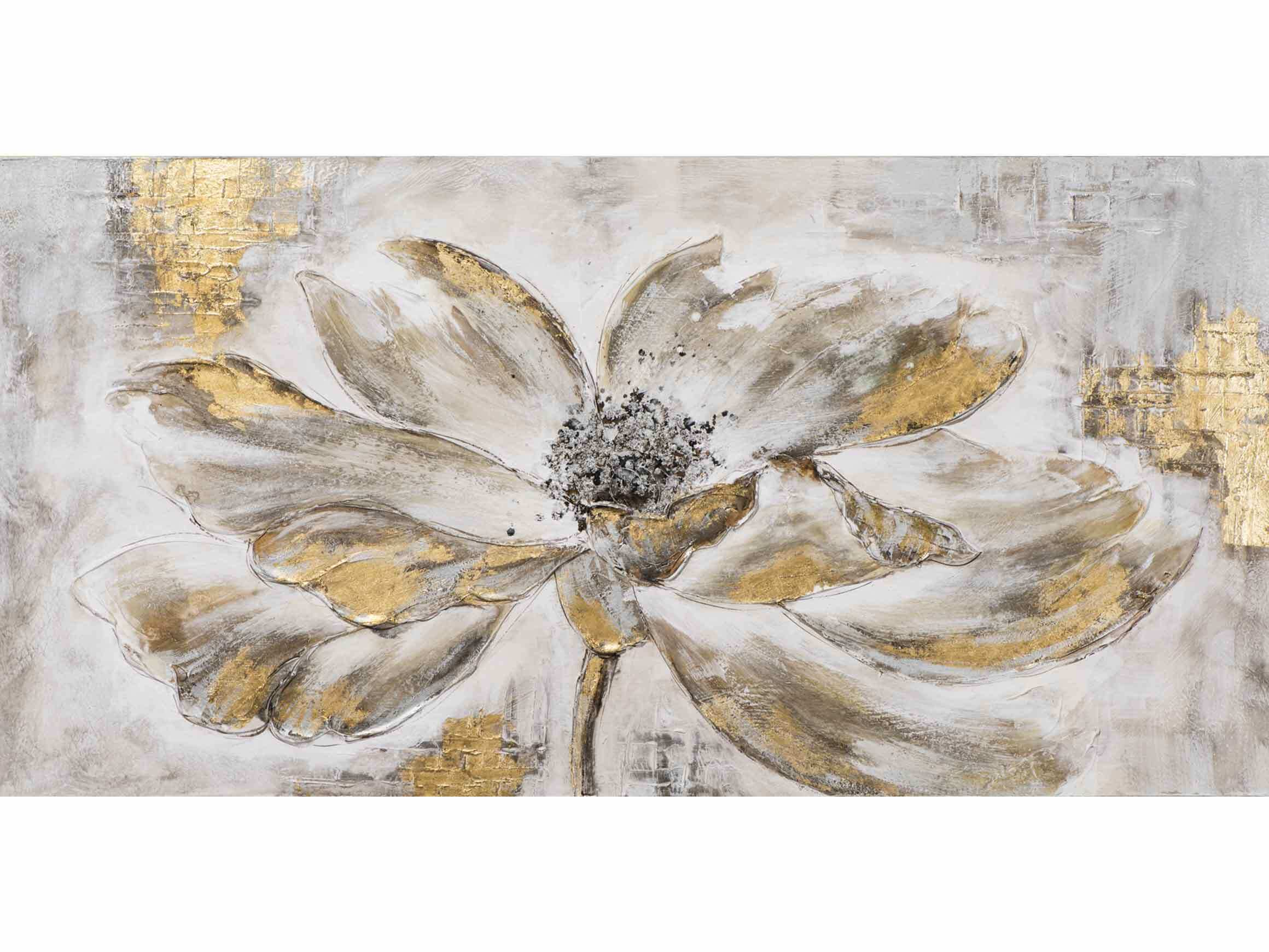 Gemälde Blüte 70x140cm
