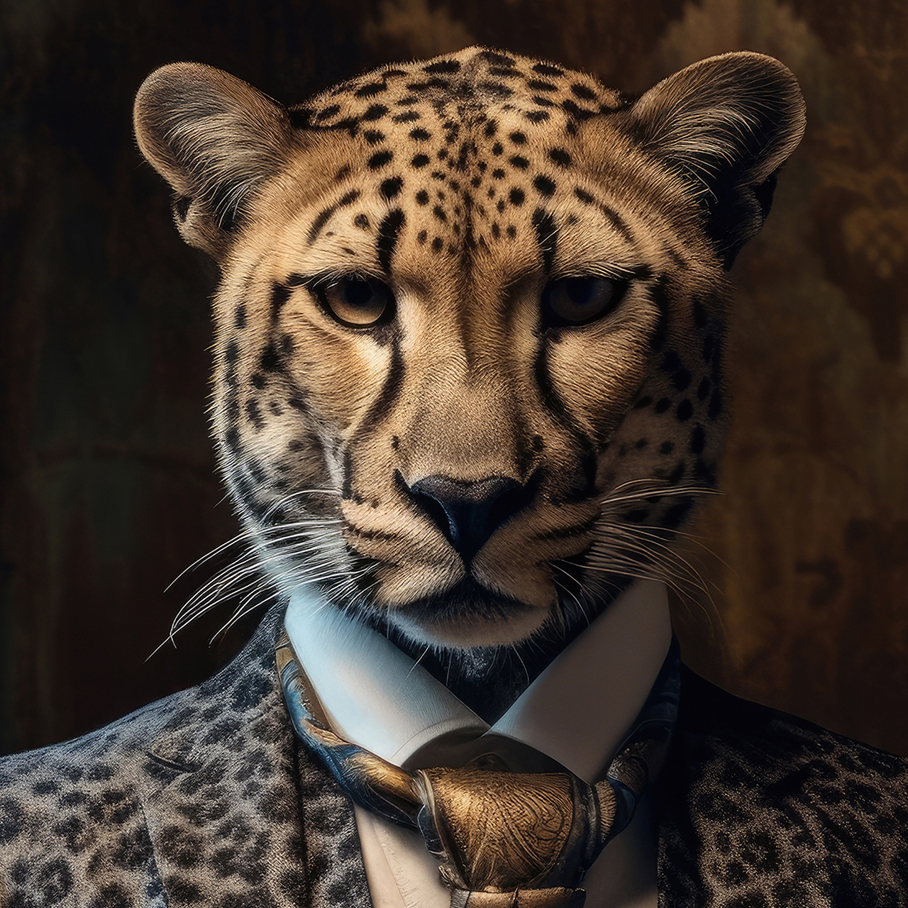 Canvas-Stylish Cheetah-image LAND