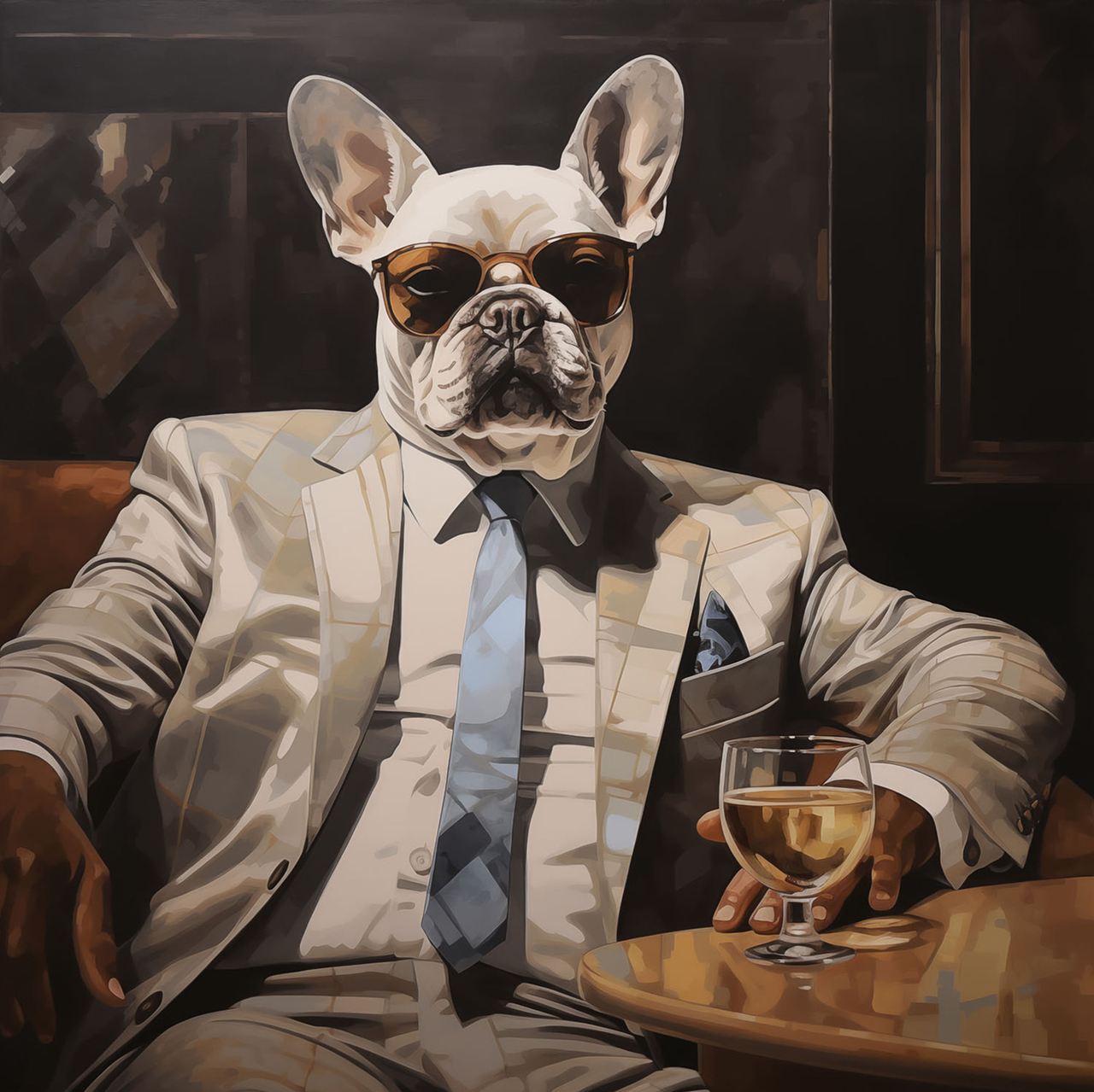 image LAND Glasbild Business Bulldog  | Schubiger Möbel