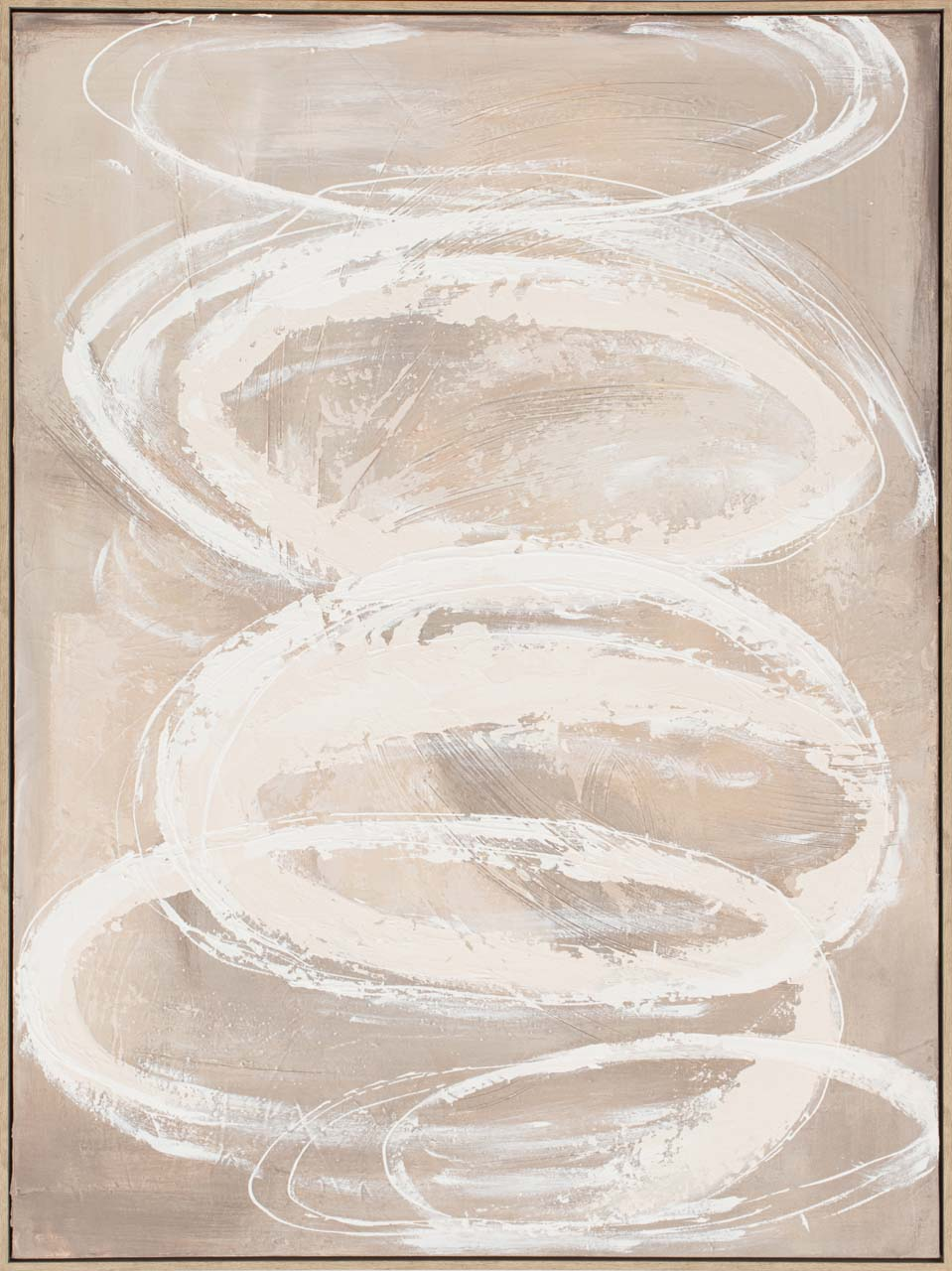 image LAND Gemälde Nature Swirls Cream  | Schubiger Möbel